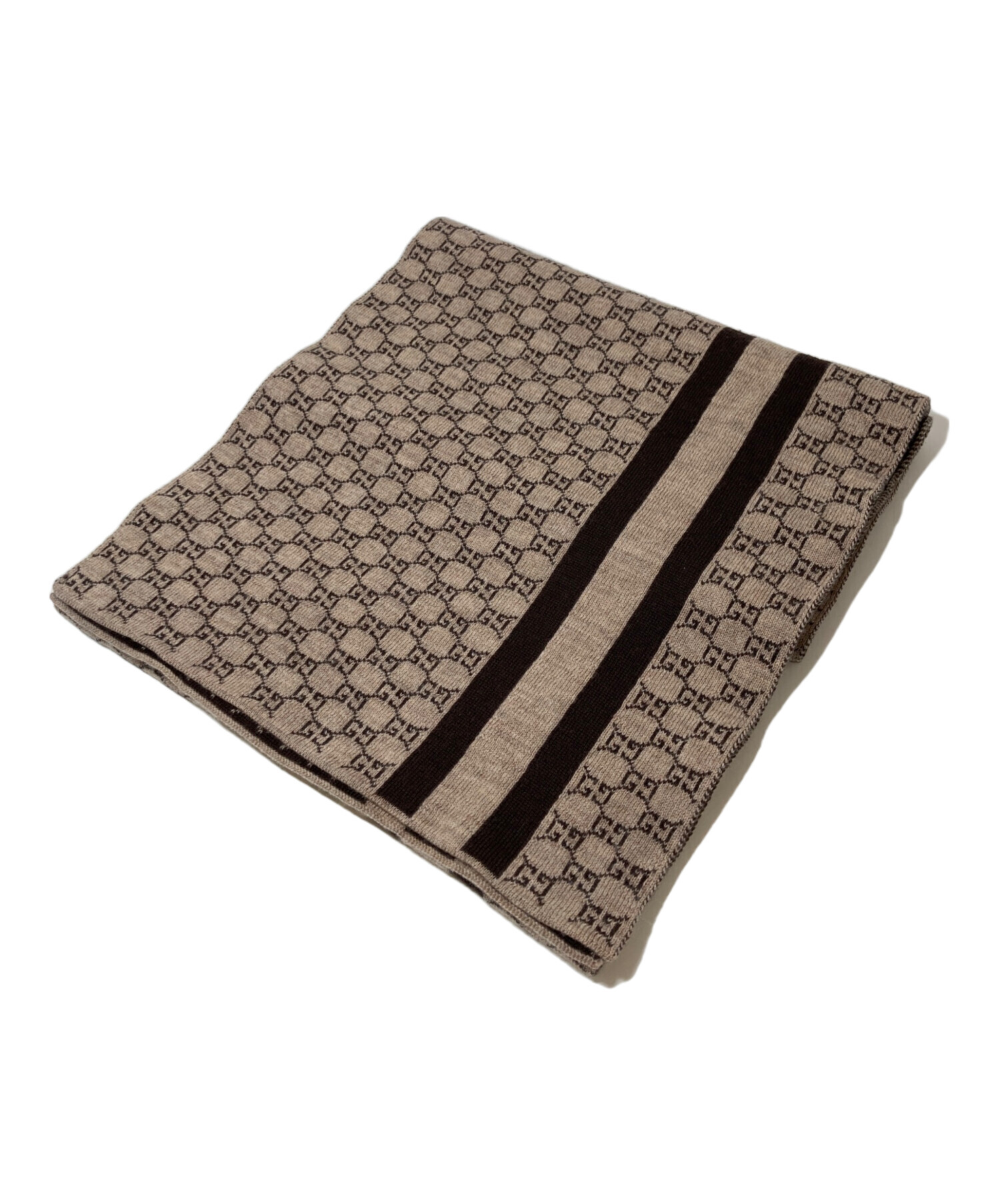 中古・古着通販】GUCCI (グッチ) マフラー ブラウン｜ブランド・古着
