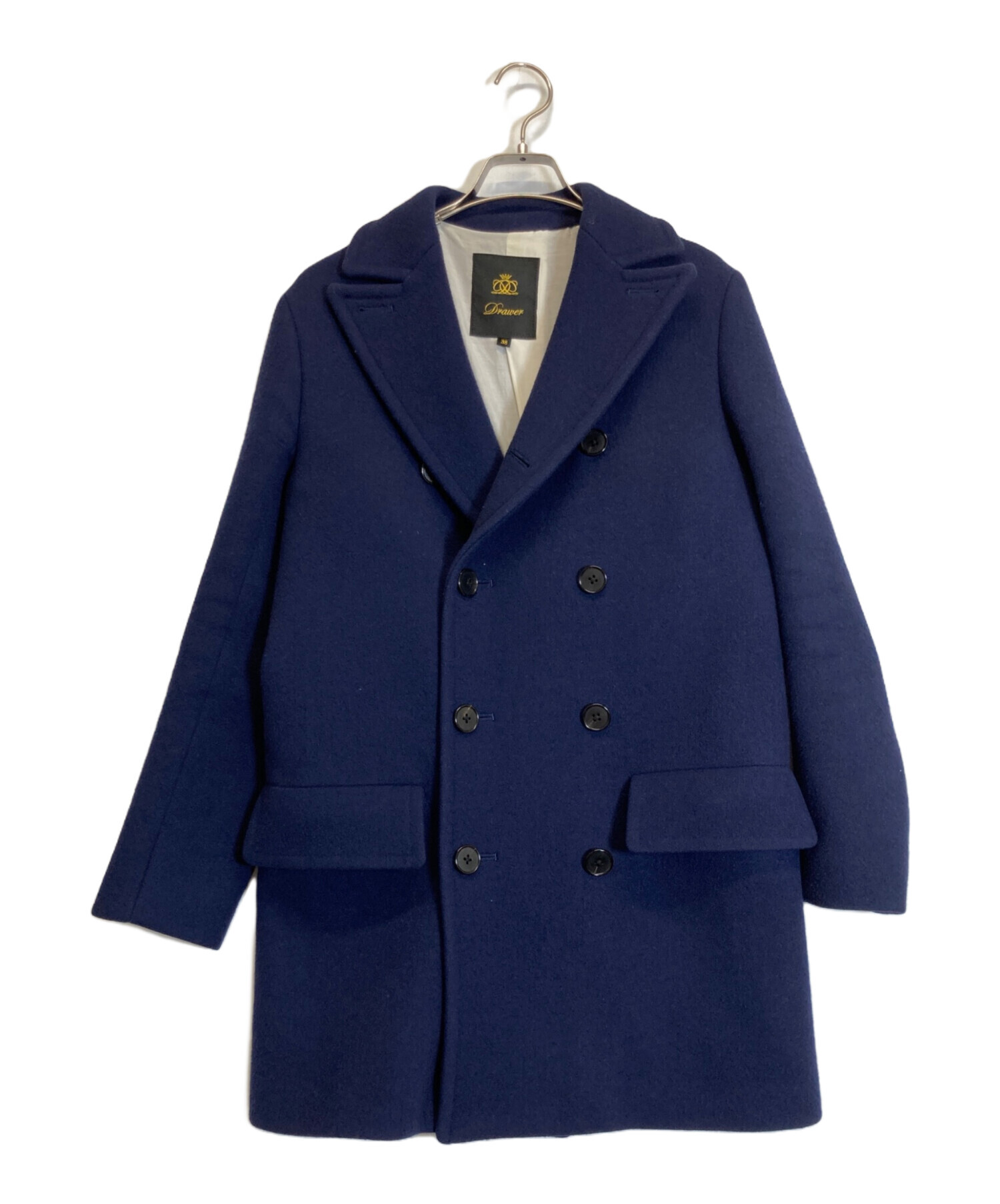 中古・古着通販】Drawer (ドゥロワー) ショートコート ネイビー サイズ