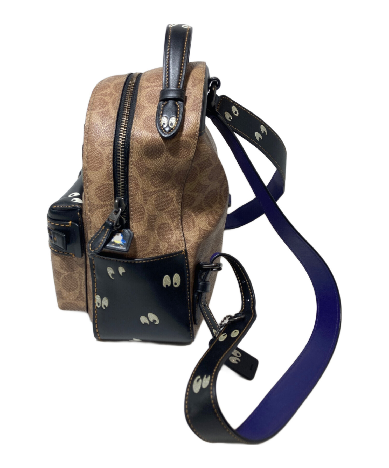 レア未使用級　COACH × Disney 本革　リュック　アンティーク調 レア未使用級COACH × Disney 本革リュックアンティーク調