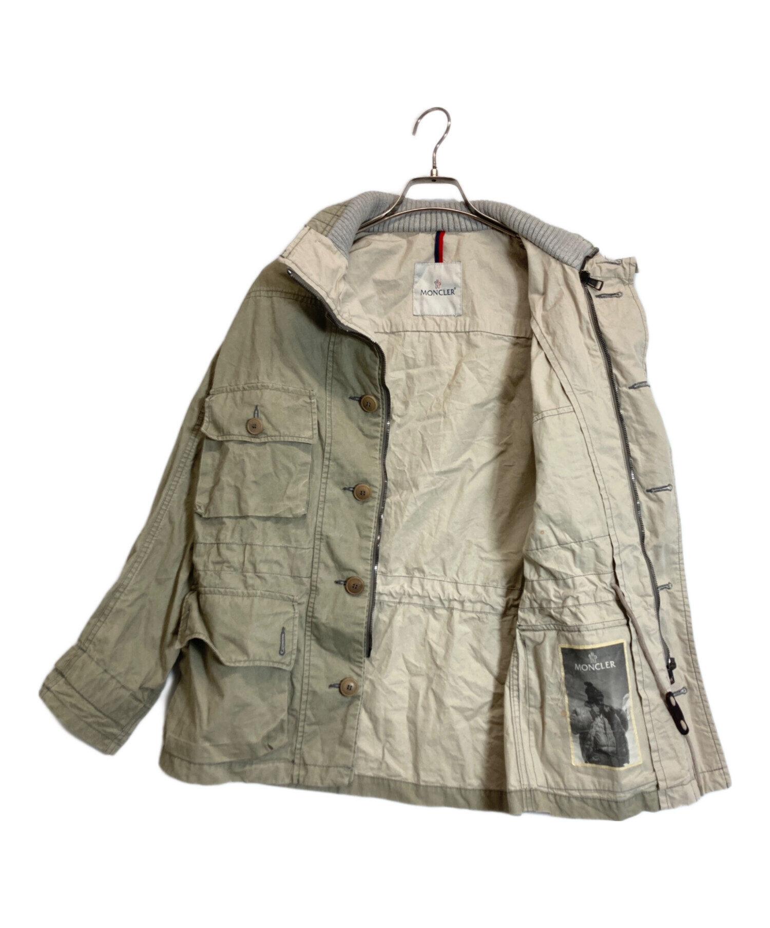 中古・古着通販】MONCLER (モンクレール) ミリタリージャケット