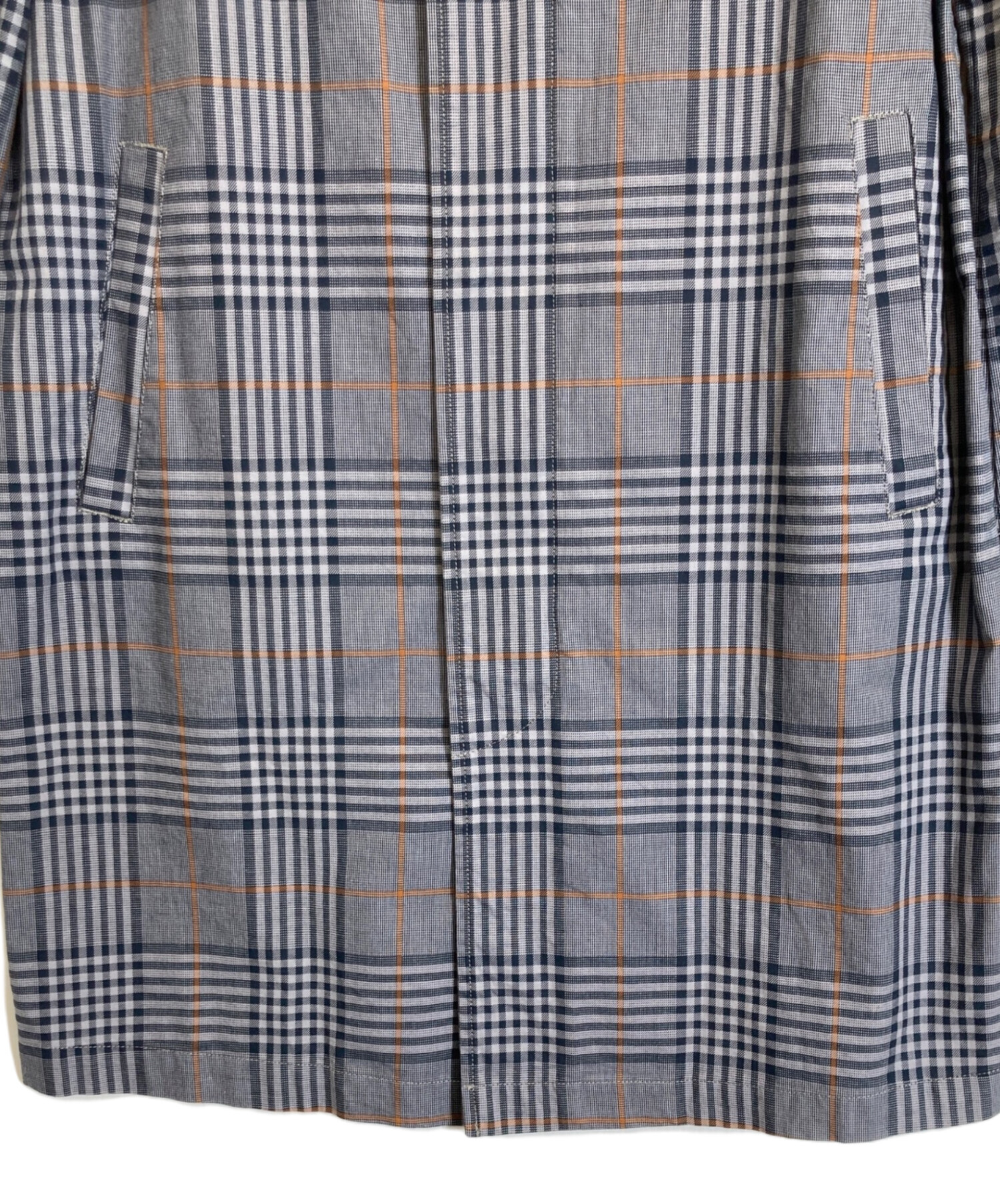 新品　FRED PERRY チェック柄 グレーコート 中古・古着通販】FRED PERRY (フレッドペリー) チェックコート グレー