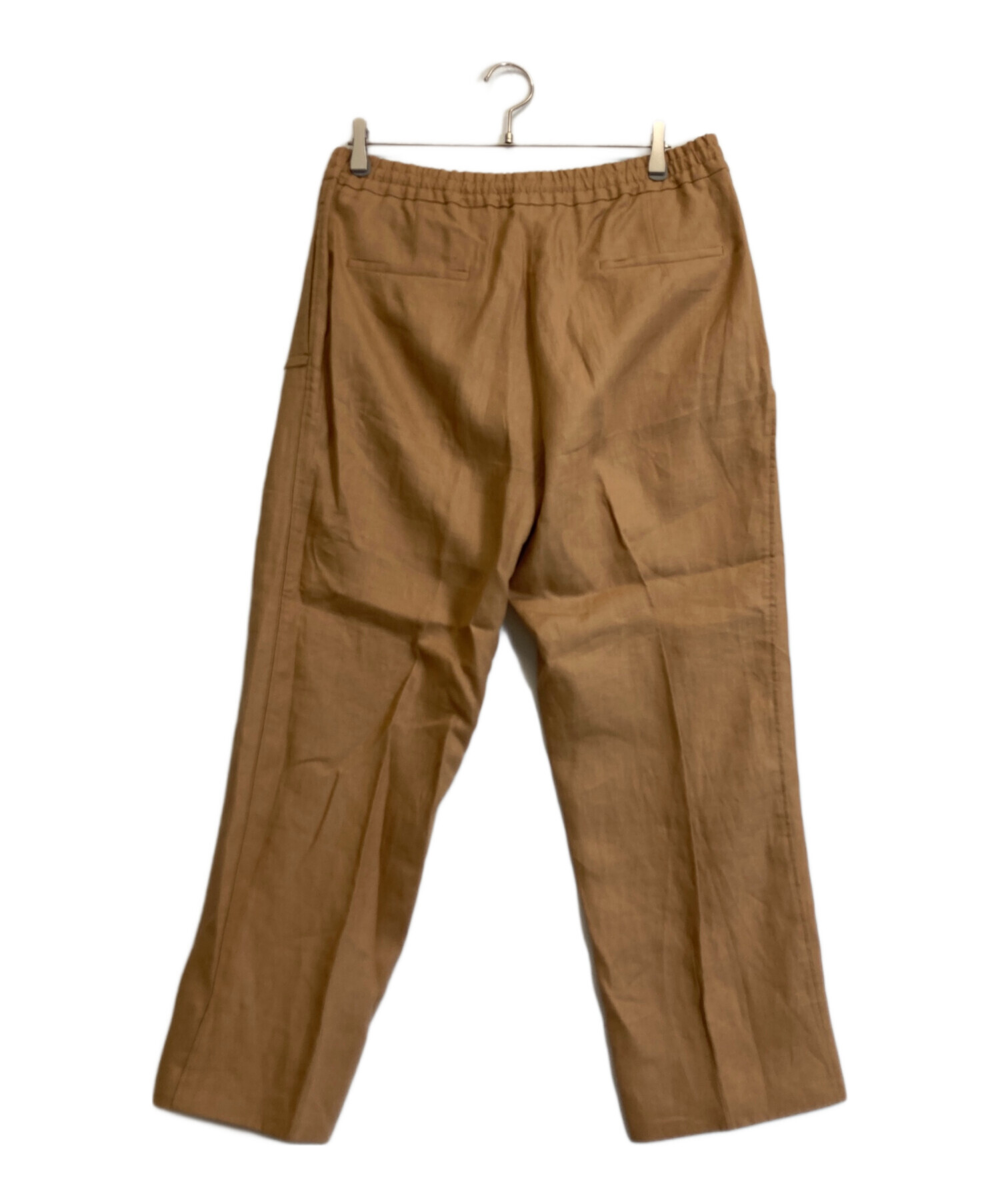 ZEGNA プレミアムコットン　ベージュ チノパン サイズ54 中古・古着通販】ZEGNA (ゼニア) リネンイージーパンツ ベージュ