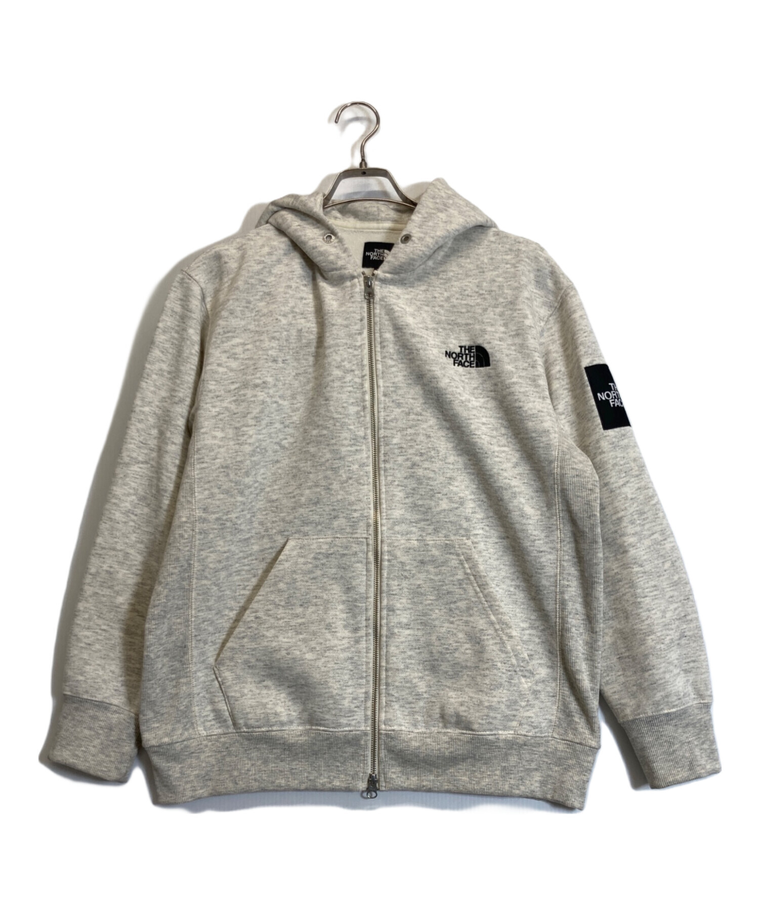 ノースフェイス NTW11428 アウトドア ジップパーカー L グレー系 THE NORTH FACE ロゴ レディース 【中古】  【231009】 THE NORTH FACE - ノースフェイス NTW11428 アウトドア ジップパーカー