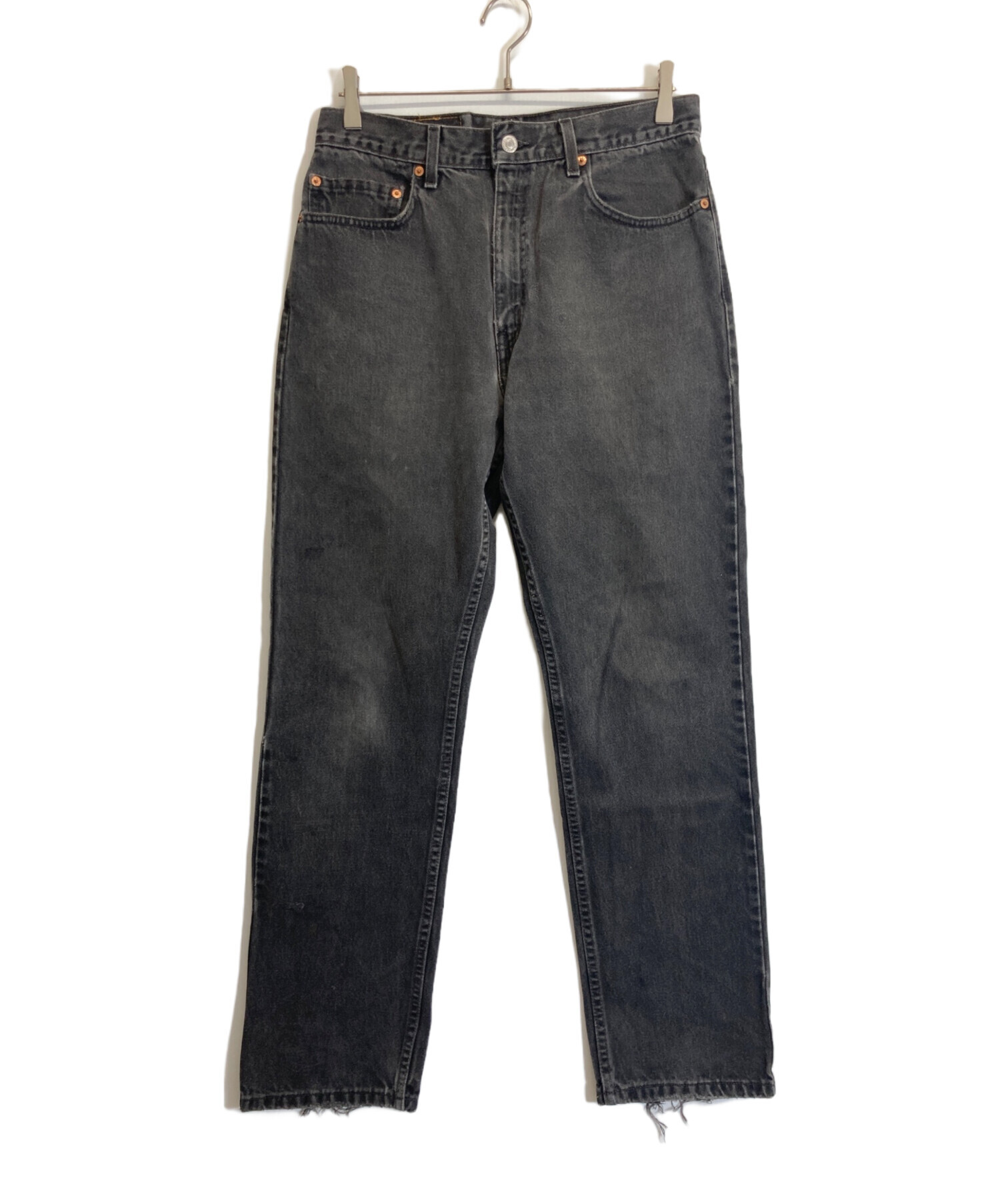 リーバイス　ブラックデニム　w34 中古・古着通販】LEVI'S (リーバイス) デニムパンツ ブラック サイズ