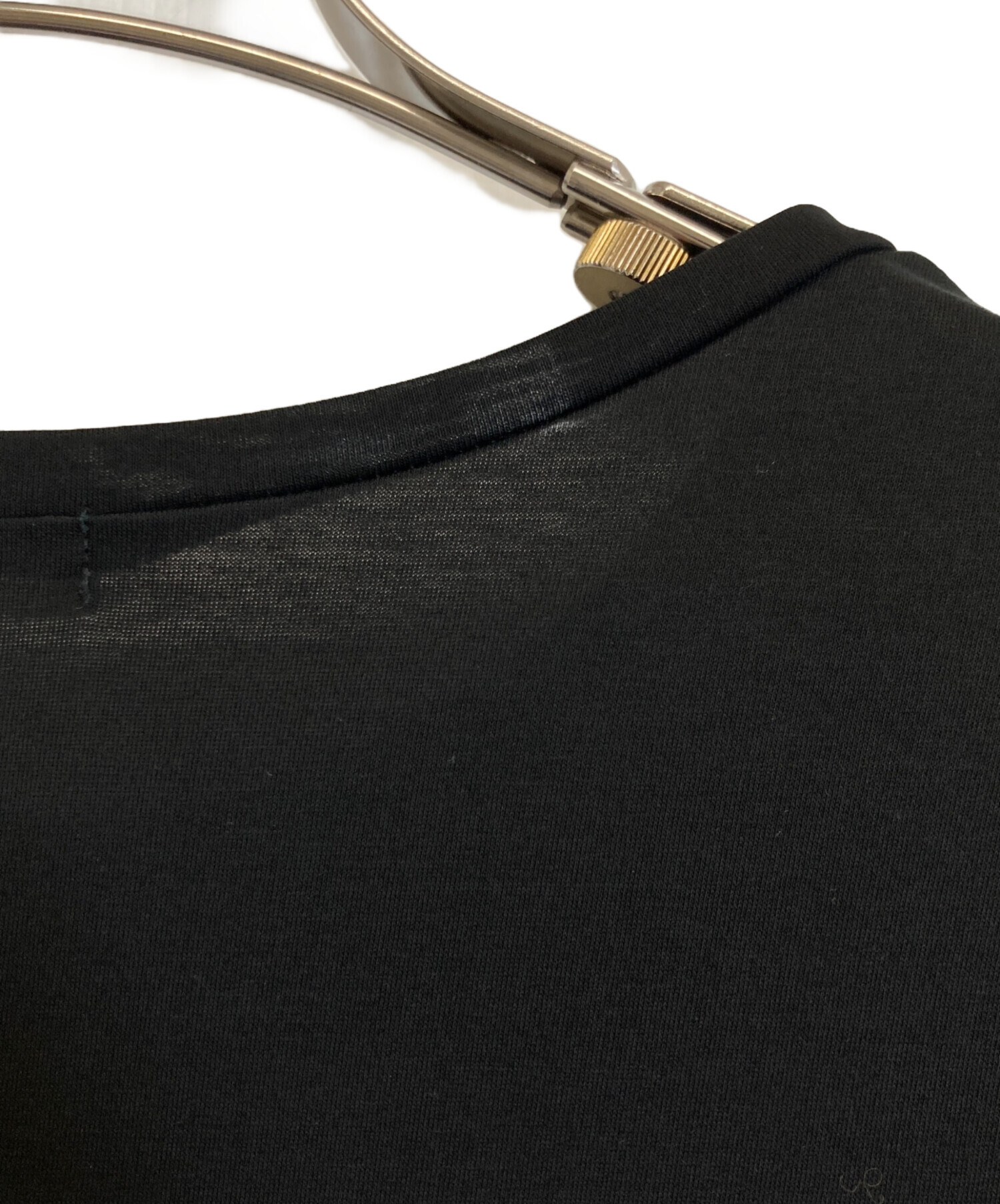 中古・古着通販】yori (ヨリ) フレアギャザーカットソー ブラック