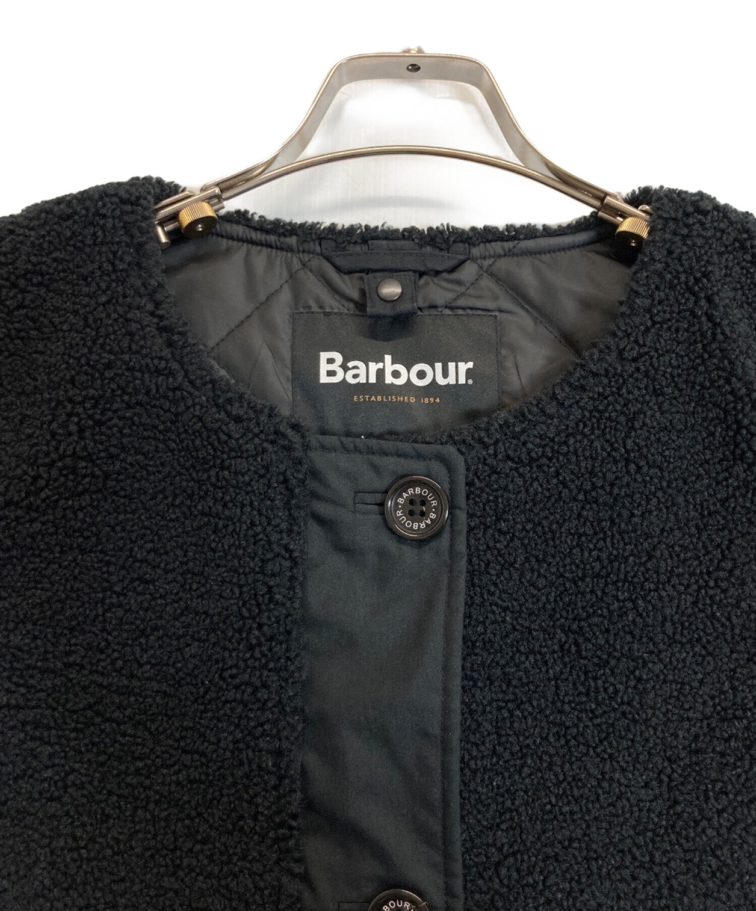 Barbour ブラック ベスト UK12 楽天市場】BARBOUR バブアー キルティングライナーベスト ブラック