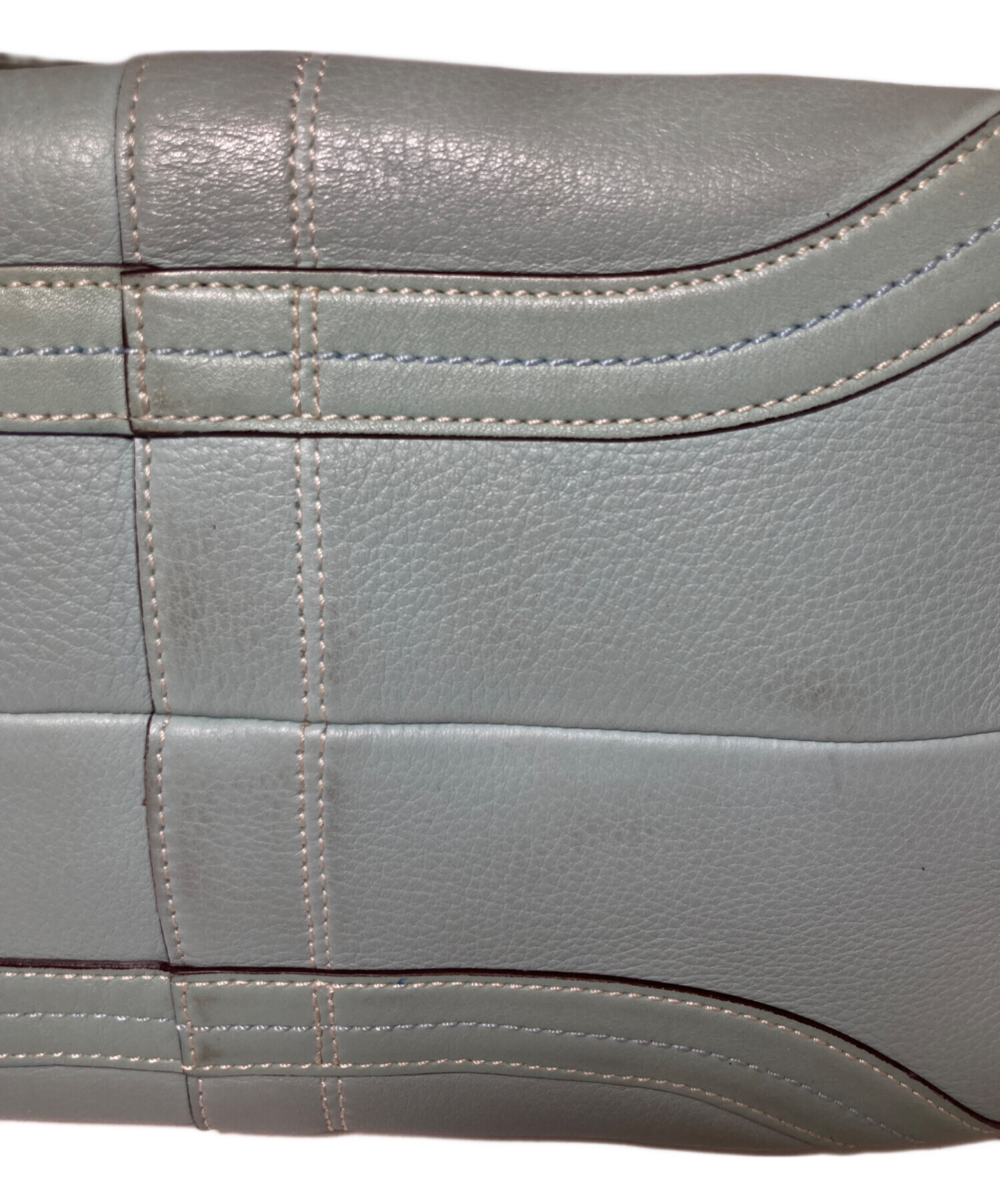 中古・古着通販】COACH (コーチ) ハンプトンズ ハンドバッグ ブルー