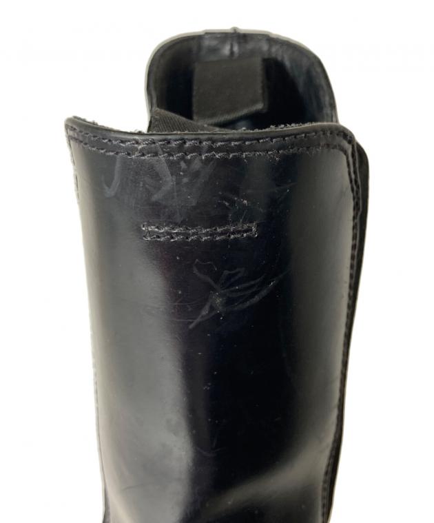 中古・古着通販】PRADA (プラダ) モノリスチェルシーブーツ ブラック