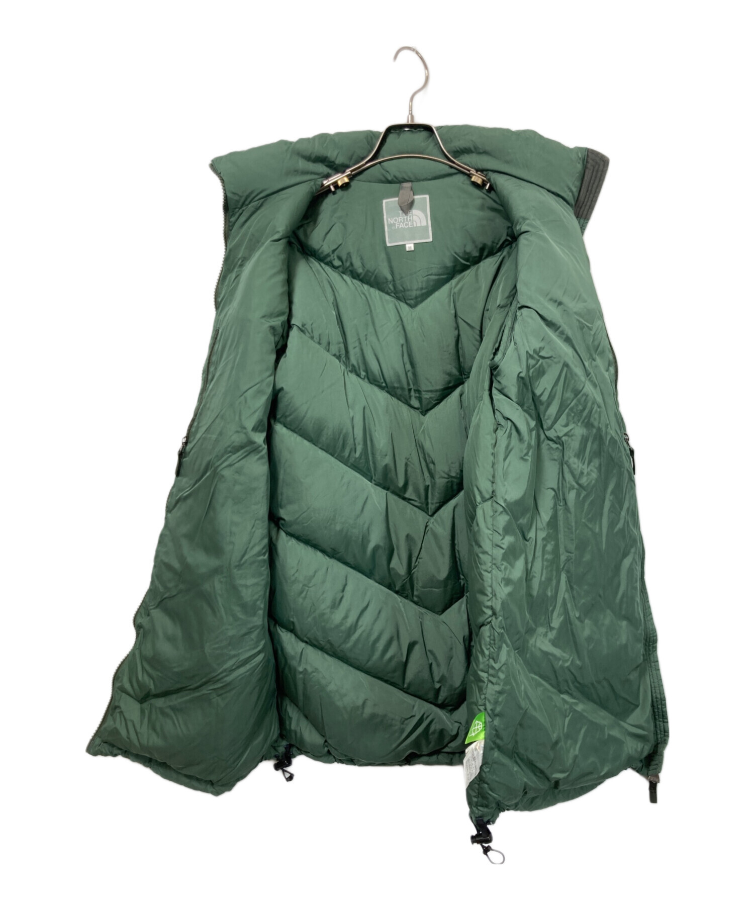新品未使用　ノースフェイス　中綿ジャケット　L グリーン　定価55000円 中古・古着通販】THE NORTH FACE (ザ ノース フェイス) 中綿ジャケット