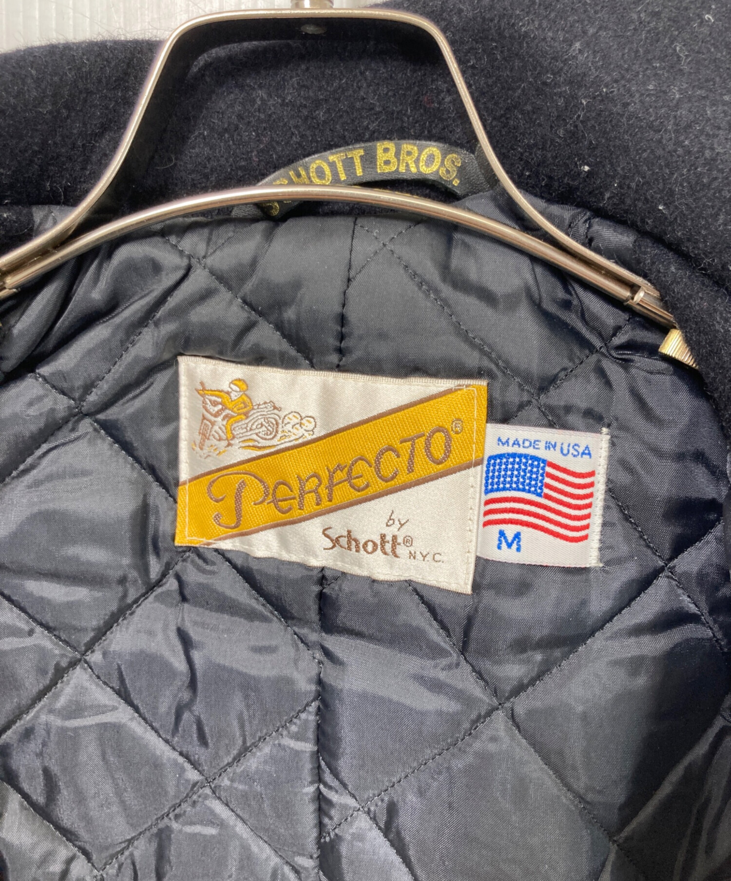 中古・古着通販】Schott (ショット) メルトンライダースジャケット 