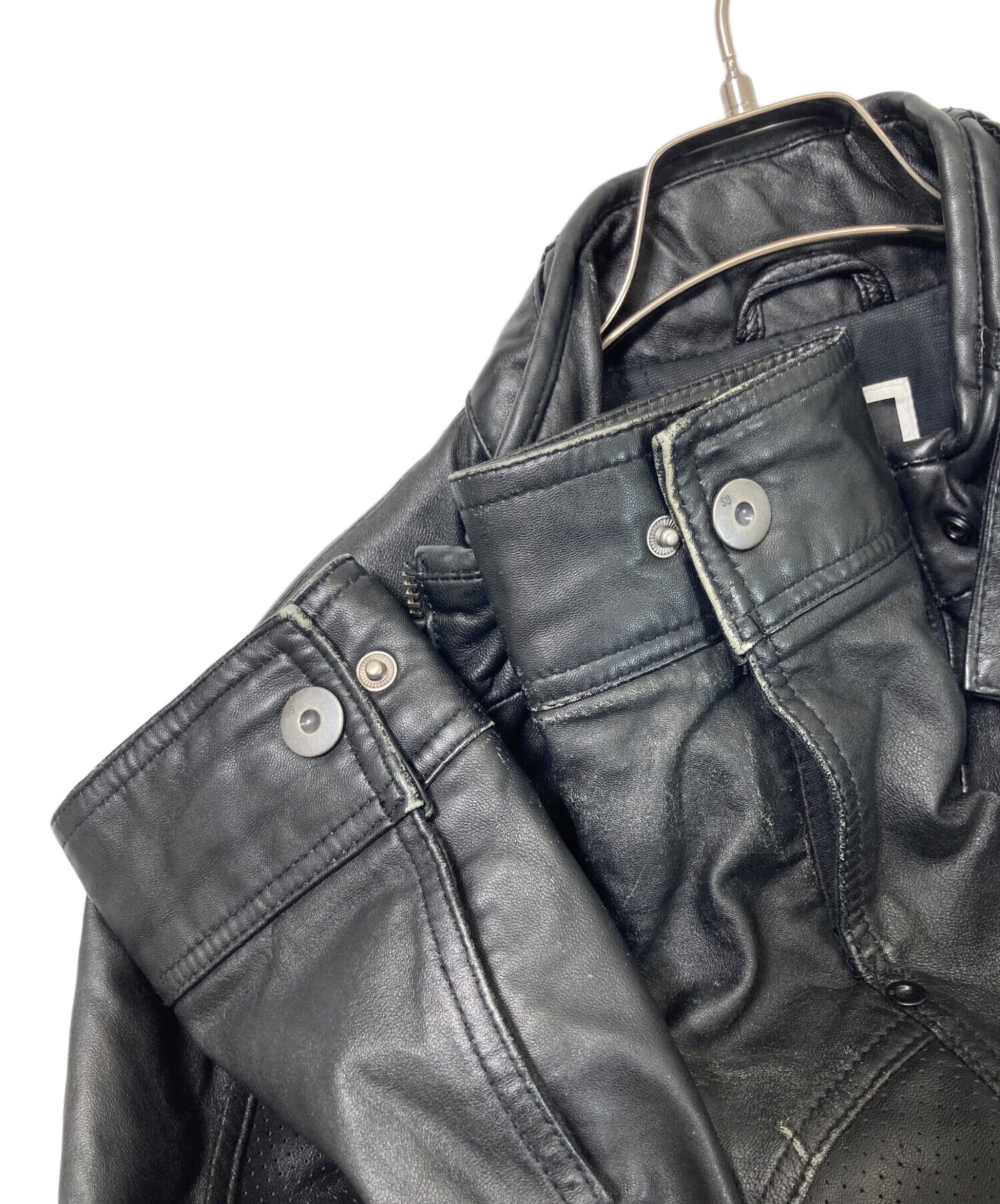 中古・古着通販】G-STAR RAW (ジースターロゥ) カウレザージャケット