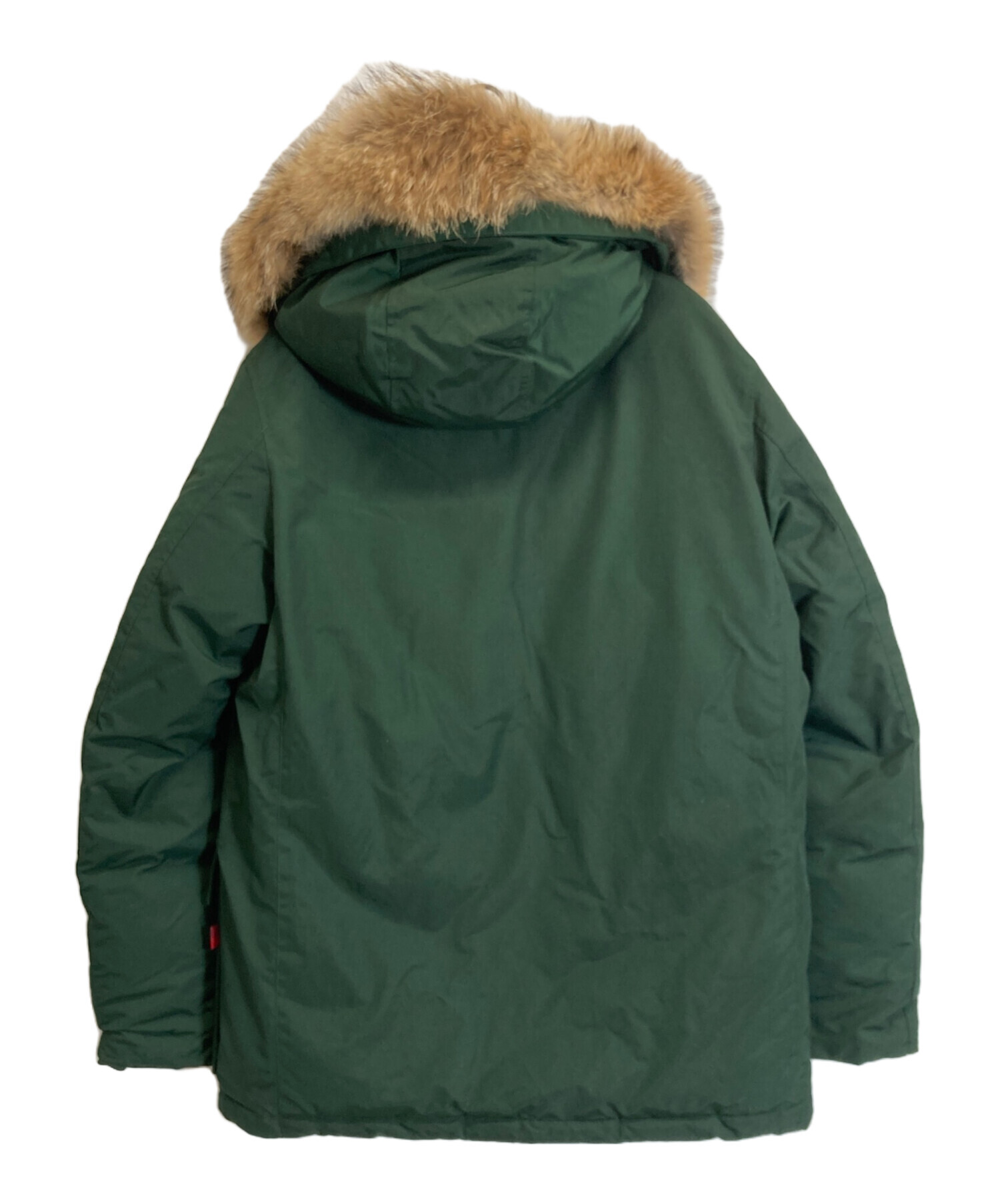 WOOLRICH ダウンジャケット オリーブグリーン　Sサイズ　ウールリッチ 中古・古着通販】WOOLRICH (ウールリッチ) ダウンジャケット グリーン
