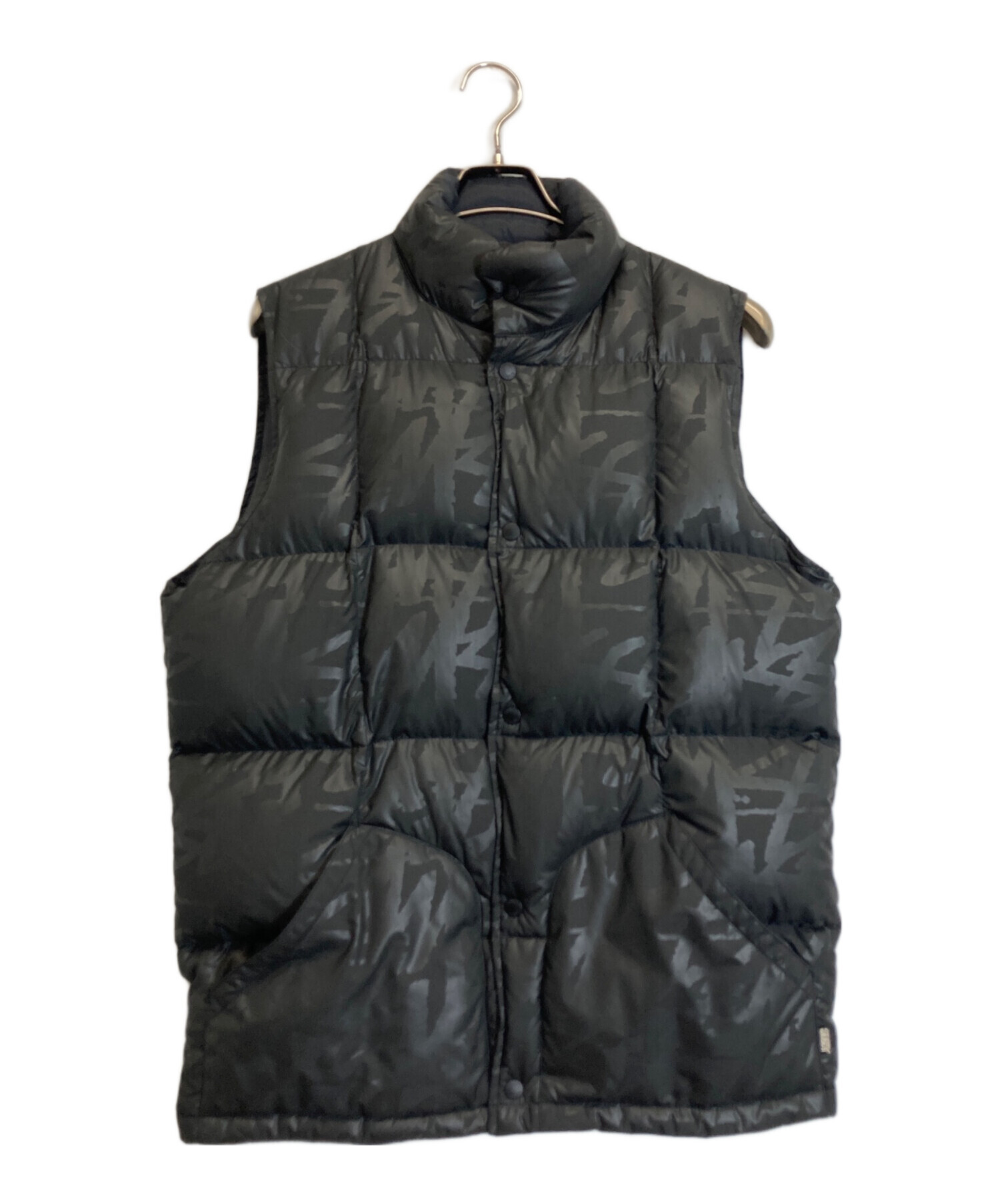 00‘s OLD Stussy リバーシブル フィッシング ダウンベスト 中古・古着通販】stussy (ステューシー) フィッシングリバーシブル