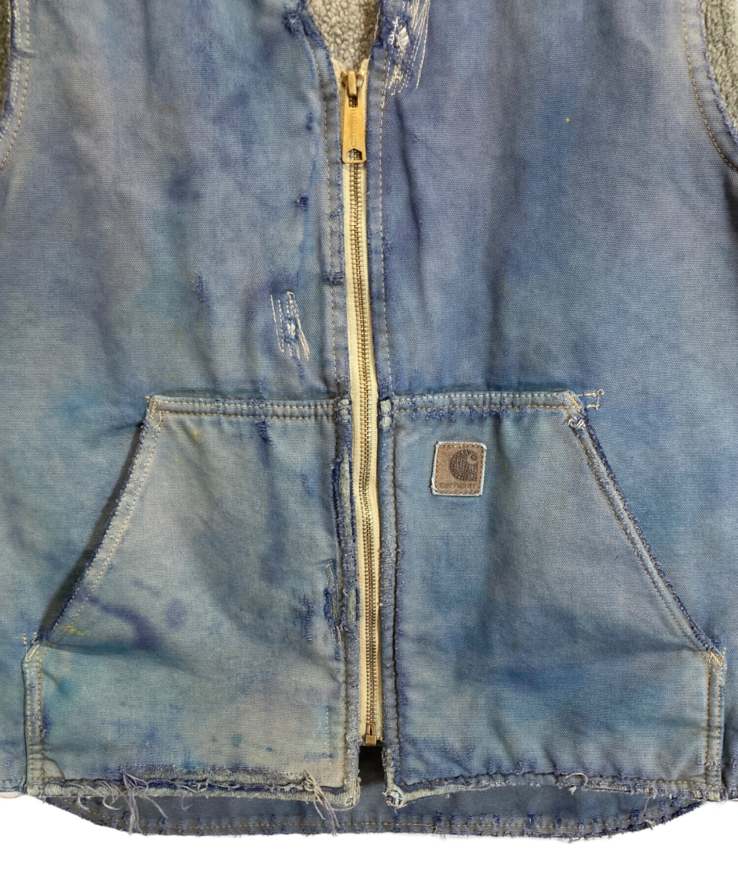 中古・古着通販】CarHartt (カーハート) ダックベスト インディゴ