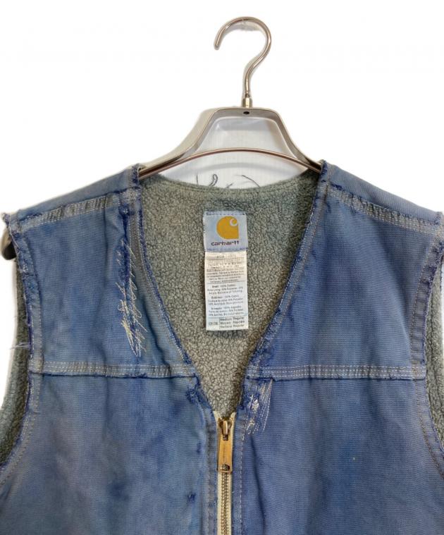 Carhartt デニム ダックベスト Mサイズ 中古・古着通販】CarHartt (カーハート) ダックベスト インディゴ