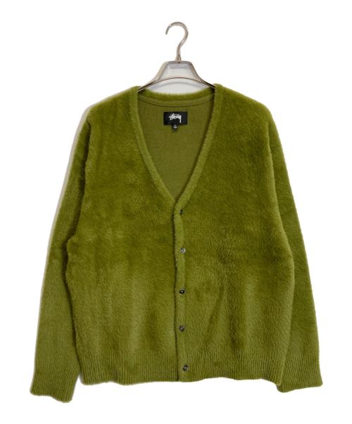 中古・古着通販】stussy (ステューシー) モヘアカーディガン グリーン