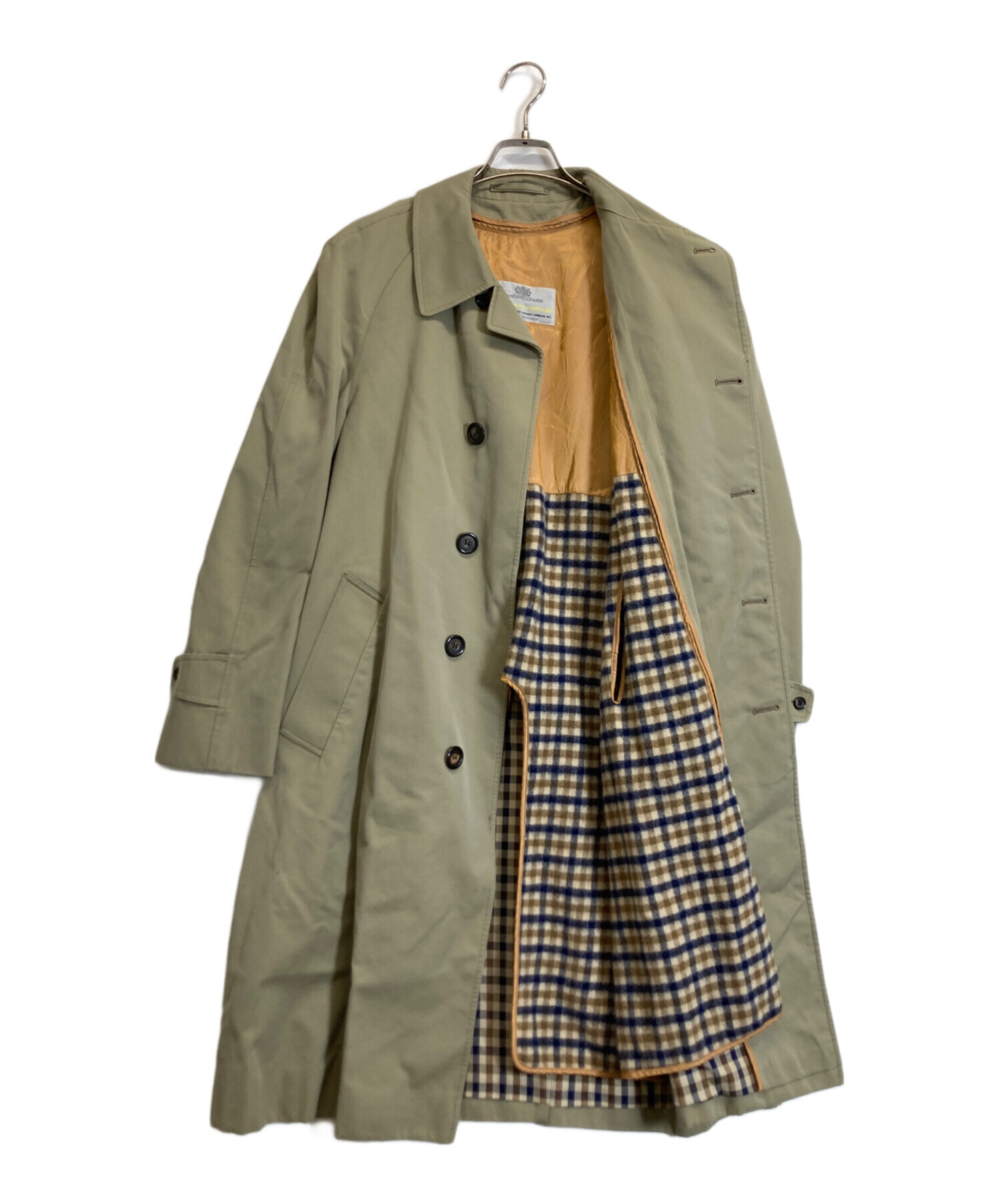 中古・古着通販】Aquascutum (アクアスキュータム) ライナー付きステン