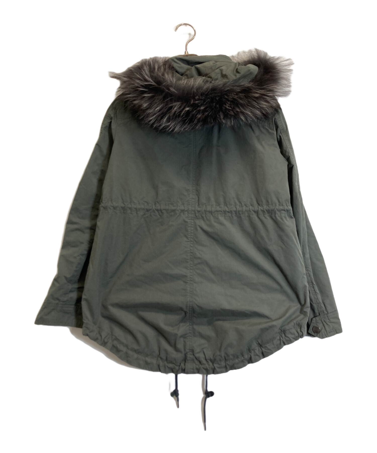 中古・古着通販】TATRAS (タトラス) ダウンファージャケット カーキ