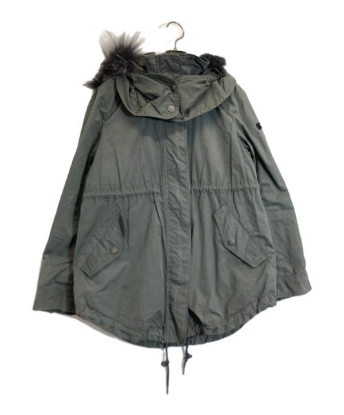 中古・古着通販】TATRAS (タトラス) ダウンファージャケット カーキ