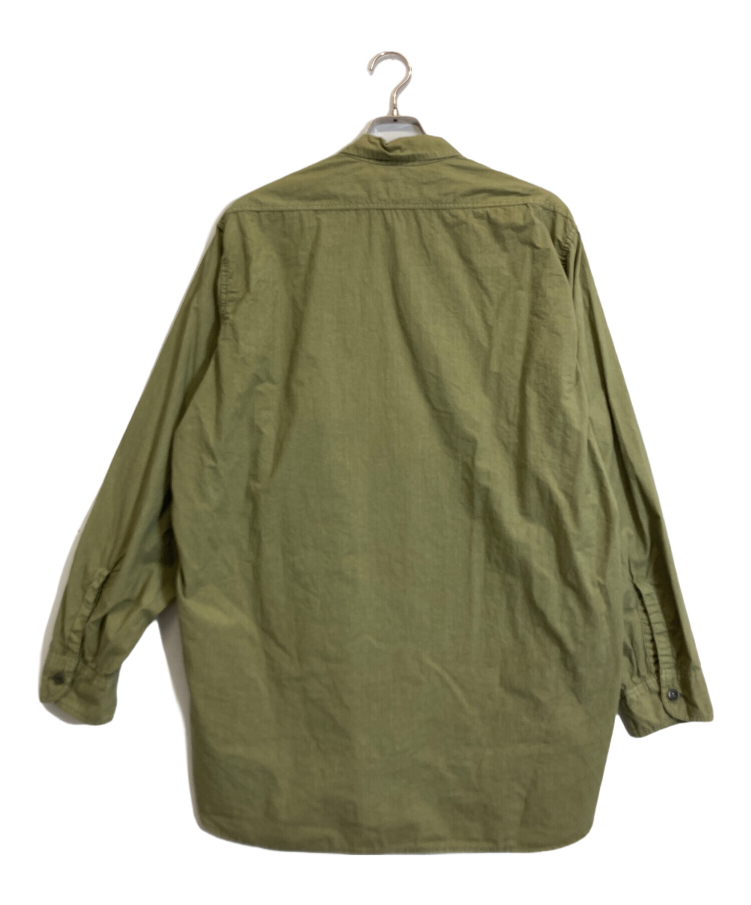 中古・古着通販】HERILL (ヘリル) U.S.N Cottonpoplin shirt カーキ