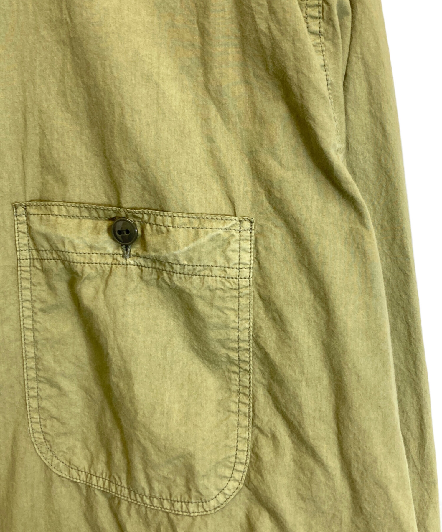中古・古着通販】HERILL (ヘリル) U.S.N Cottonpoplin shirt カーキ