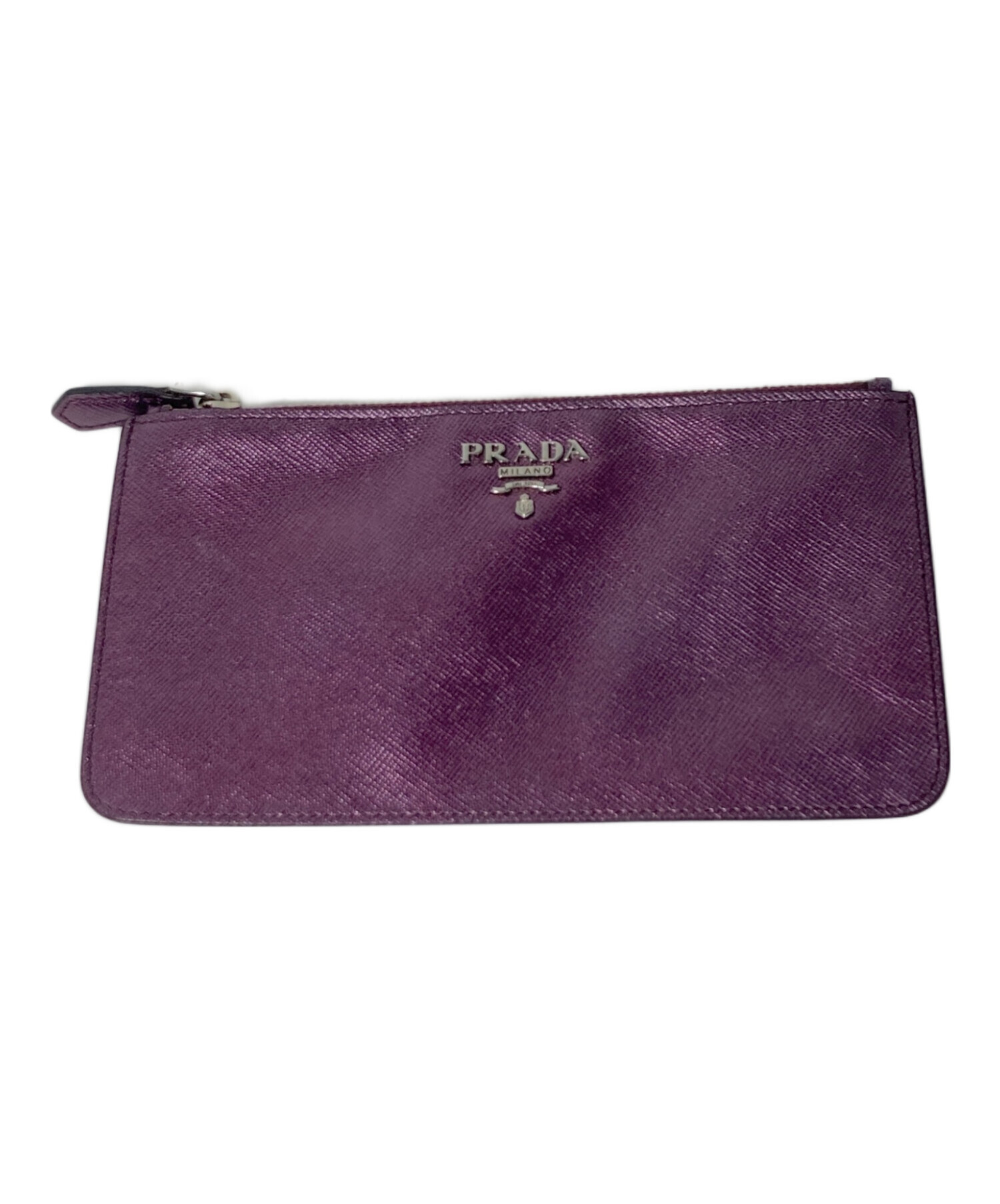 PRADA プラダ リボン ポーチ 紫 A1347F5 PRADA プラダ リボン ポーチ