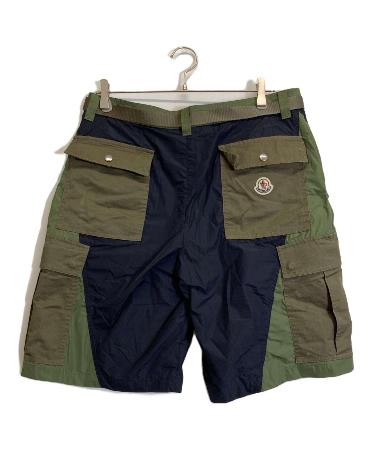 48 モンクレール 1952 ワイドショーツ 緑 MONCLER ハーフパンツ 公式 