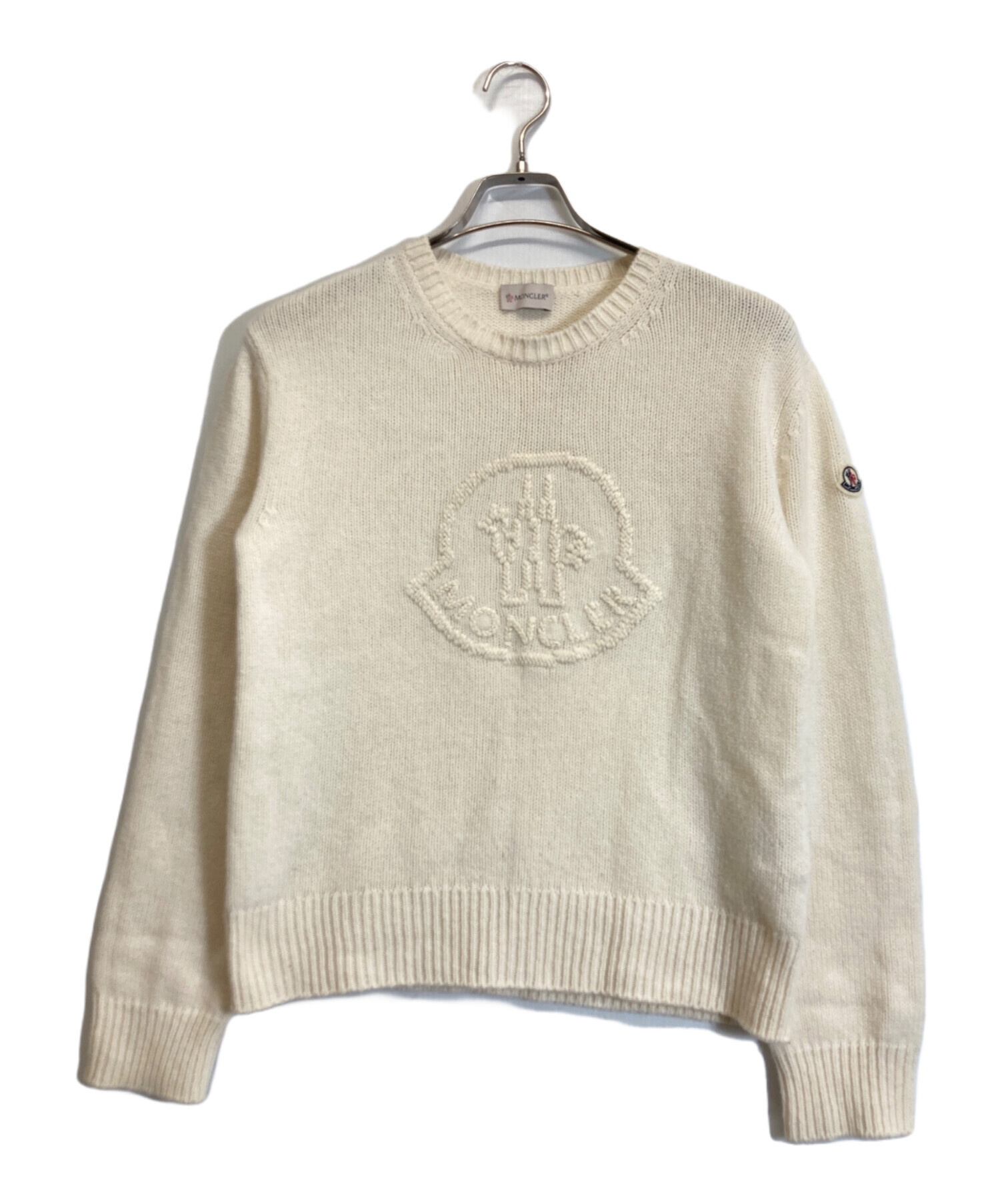 中古・古着通販】MONCLER (モンクレール) ニット アイボリー サイズ:XS