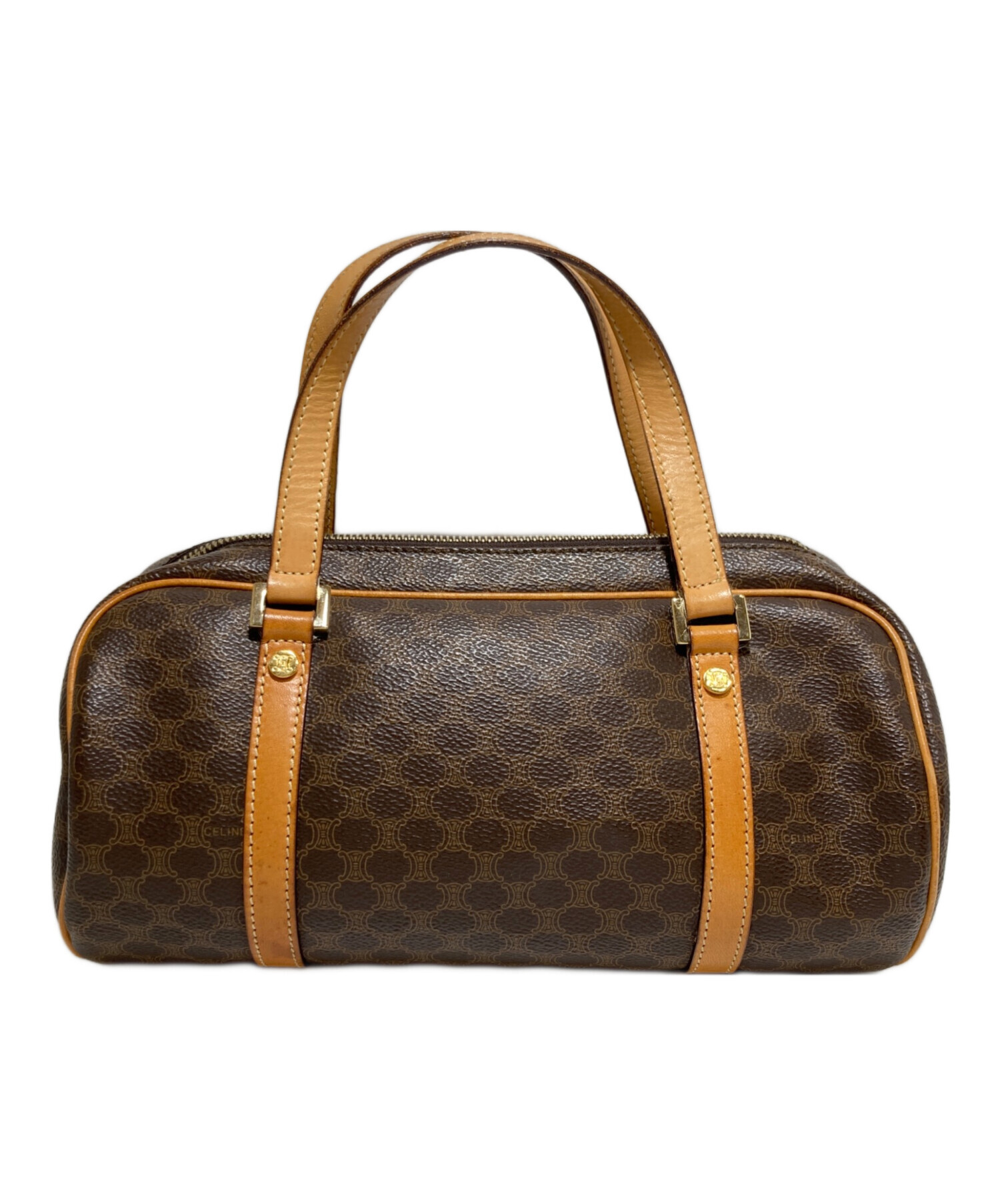 中古・古着通販】CELINE (セリーヌ) マカダム柄ミニボストンバッグ