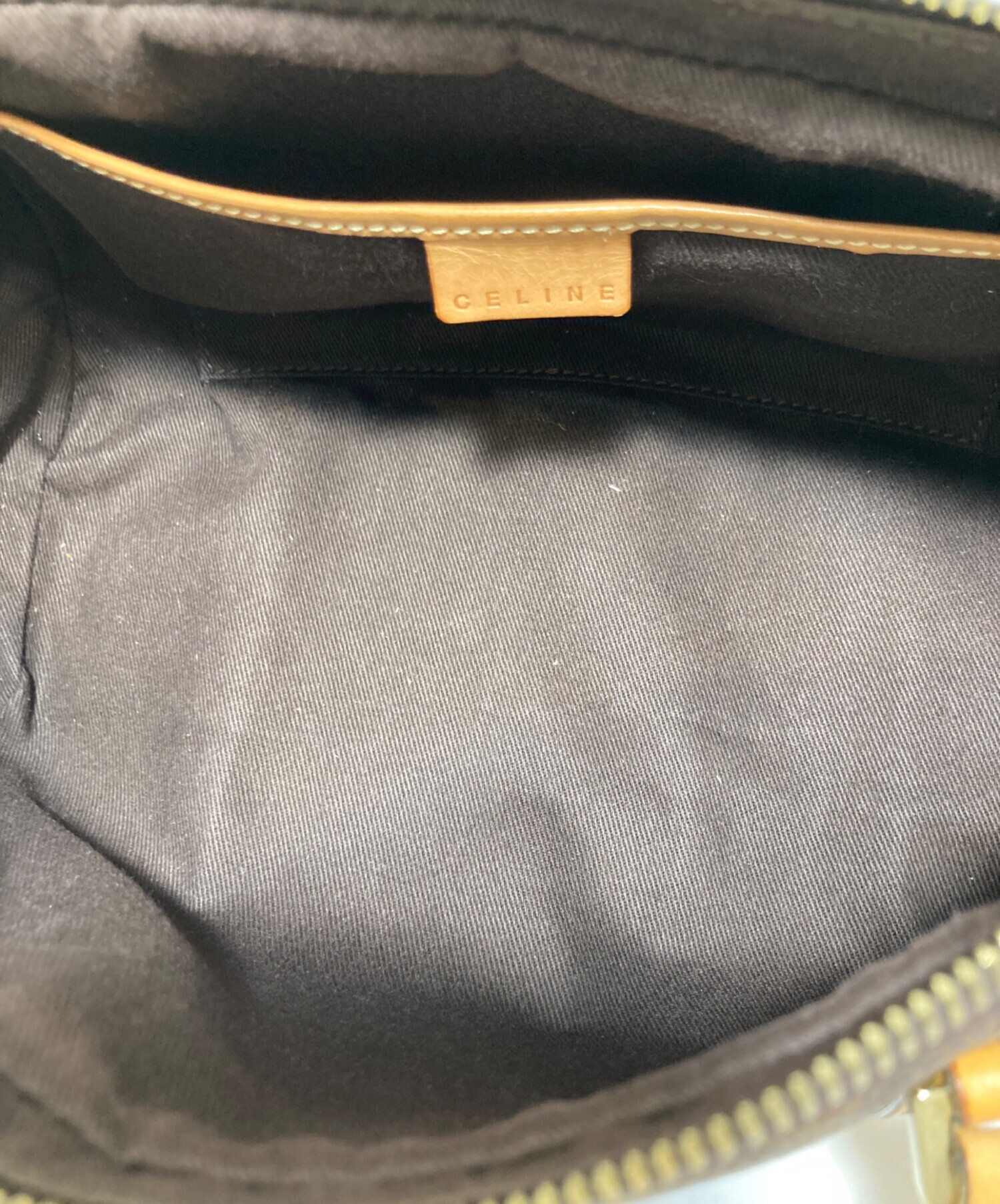 中古・古着通販】CELINE (セリーヌ) マカダム柄ミニボストンバッグ