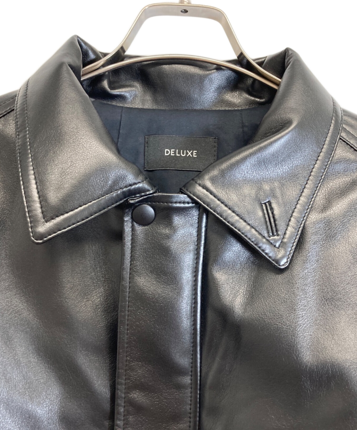 中古・古着通販】Deluxe (デラックス) ビーガンレザージャケット