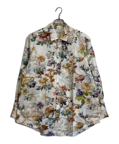 中古・古着通販】ETRO (エトロ) 花柄シャツ ベージュ サイズ:XL