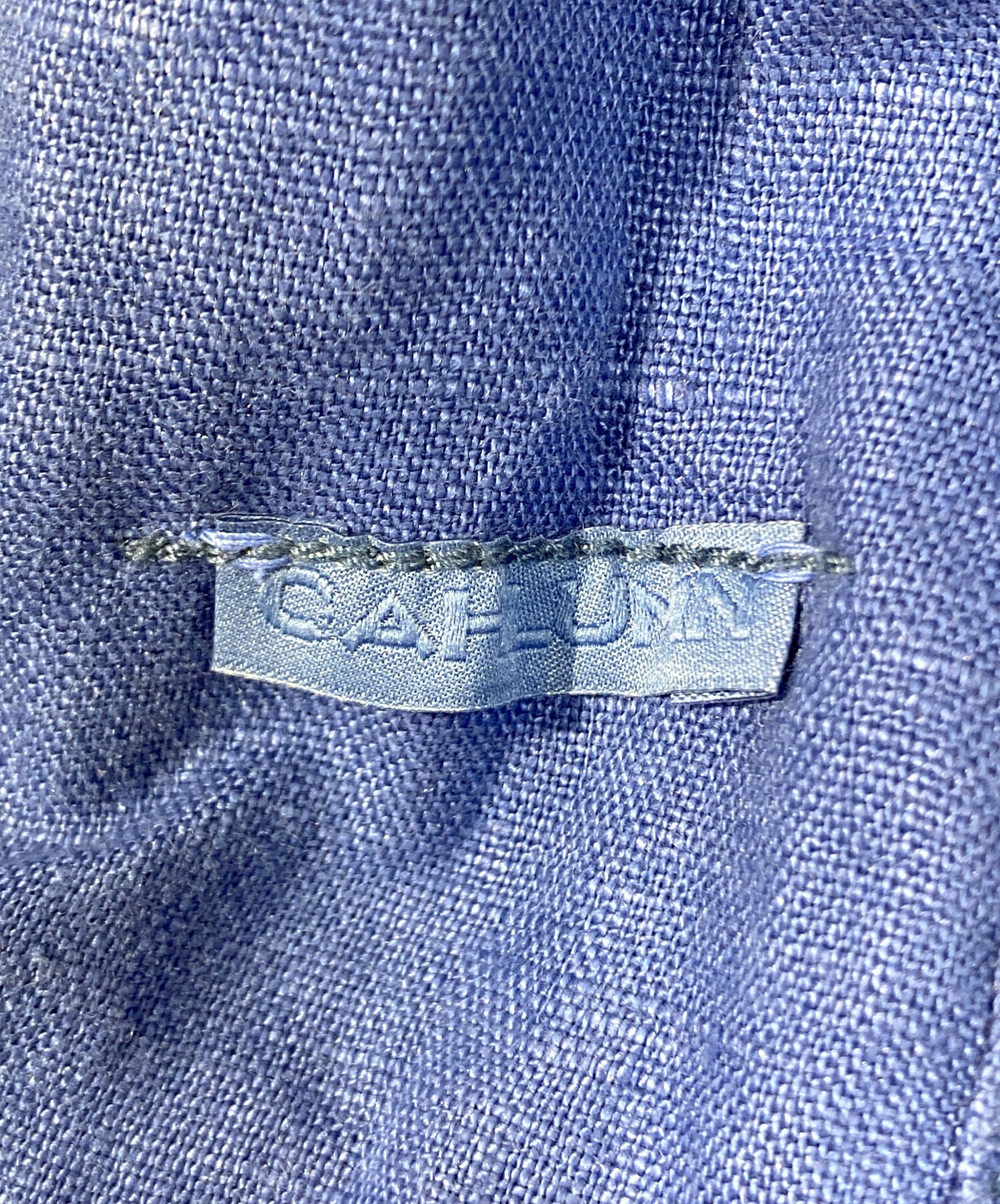中古・古着通販】CAHLUMN (カウラム) リネンパンツ ブルー サイズ:XXL