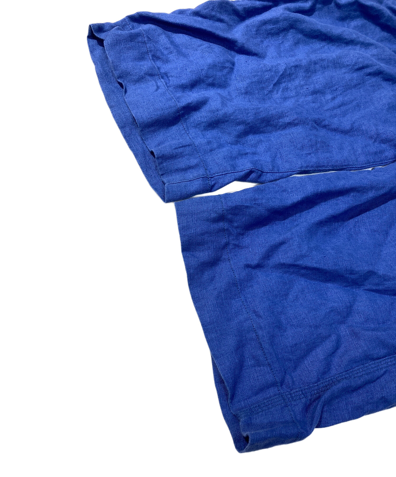 中古・古着通販】CAHLUMN (カウラム) リネンパンツ ブルー サイズ:XXL