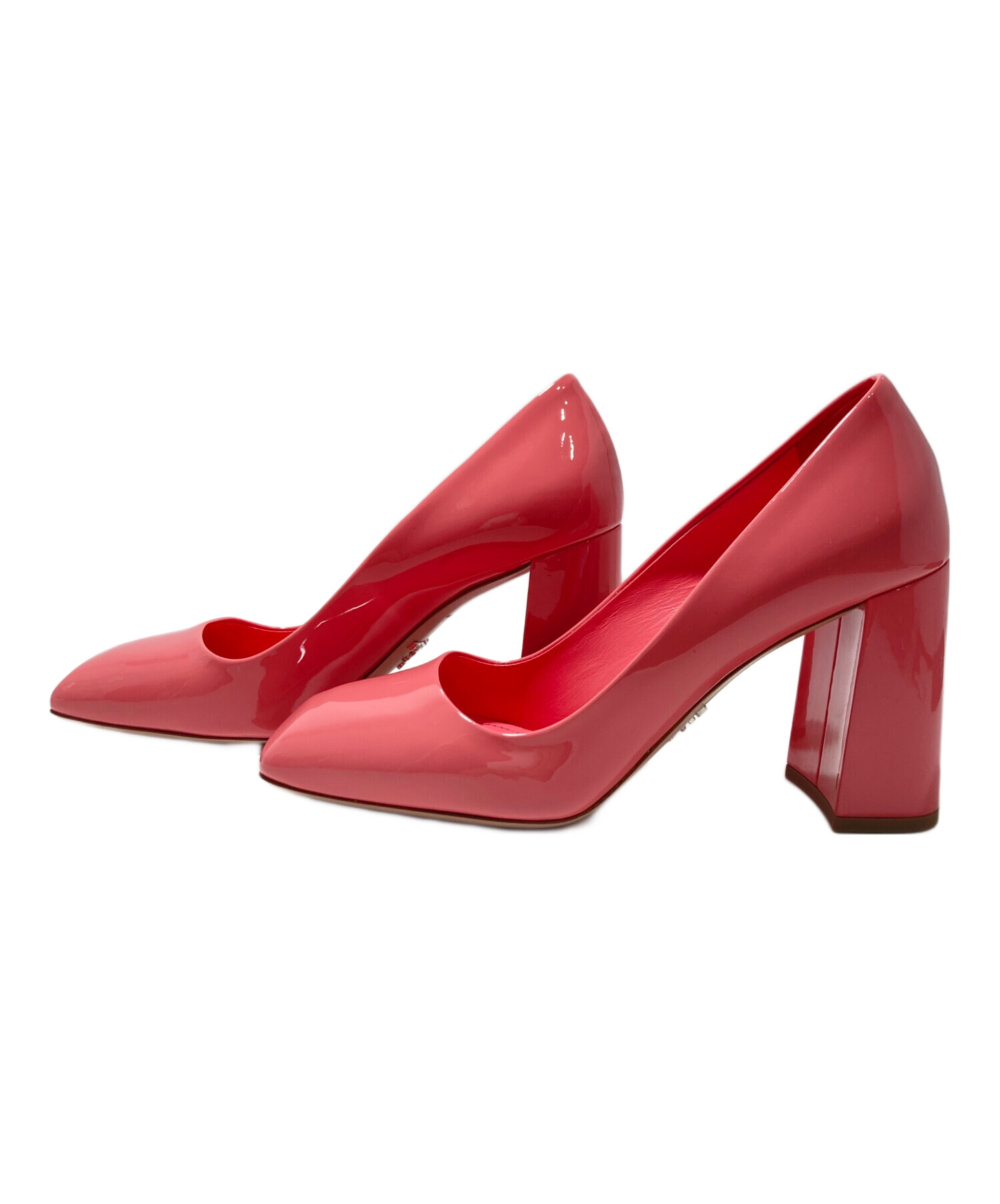 PRADA ピンク ハイヒール プラダ 中古・古着通販】PRADA (プラダ) ヒールパンプス ショッキングピンク