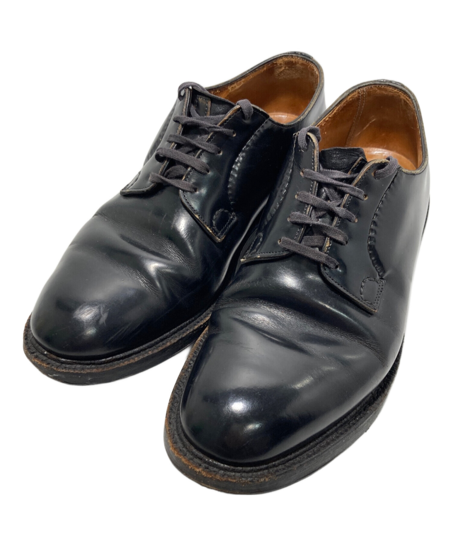 ビンテージ3都市Church's旧チャーチスブラックレザーシューズ英国オールド 中古・古着通販】Church's (チャーチ) レザーシューズ ブラック サイズ