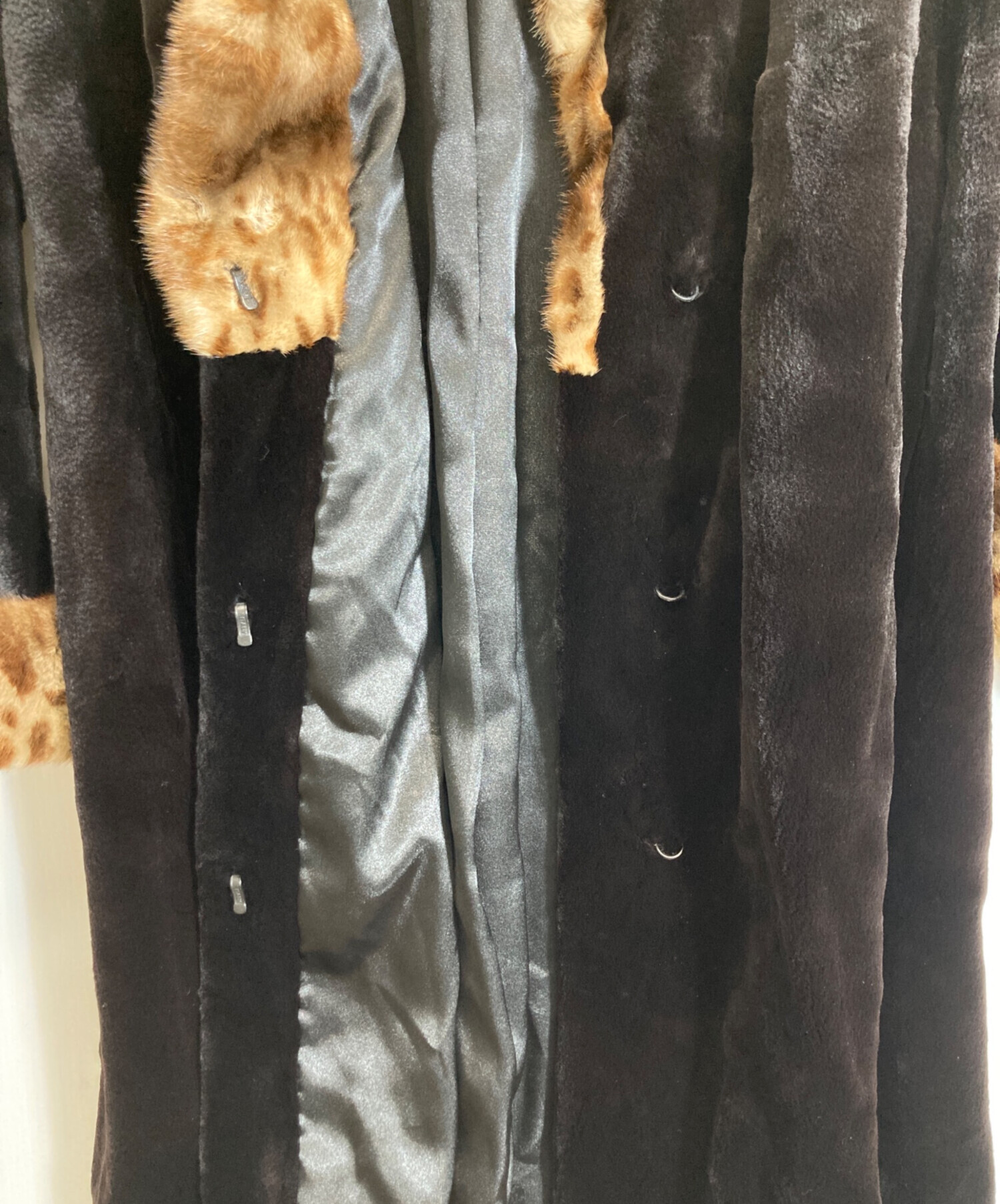 SAGA MINK SELECTED ファーコート ブラウン 金文字 毛皮 ハーフコート 