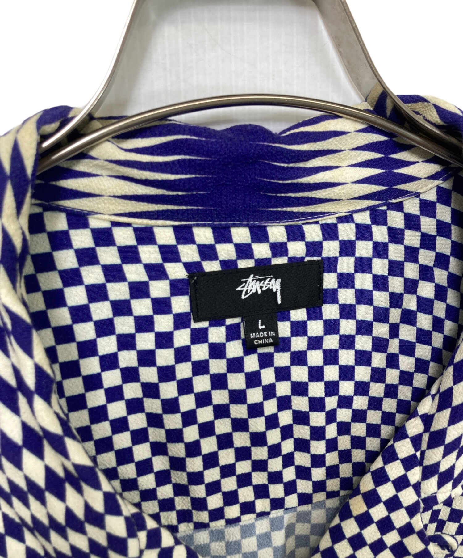 中古・古着通販】stussy (ステューシー) サイケデリックチェックシャツ