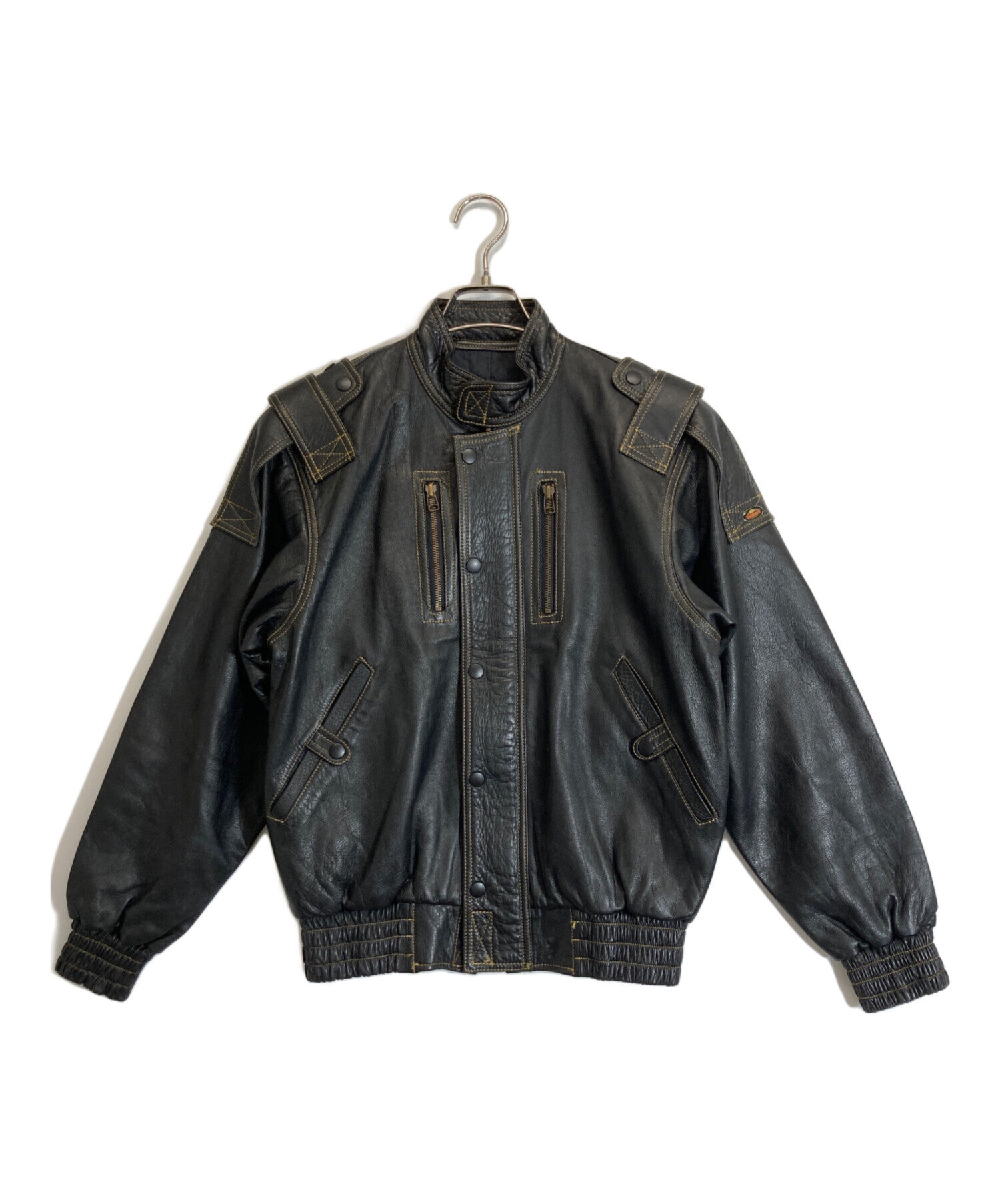 中古・古着通販】KUSHITANI (クシタニ) ライダースジャケット ブラック 