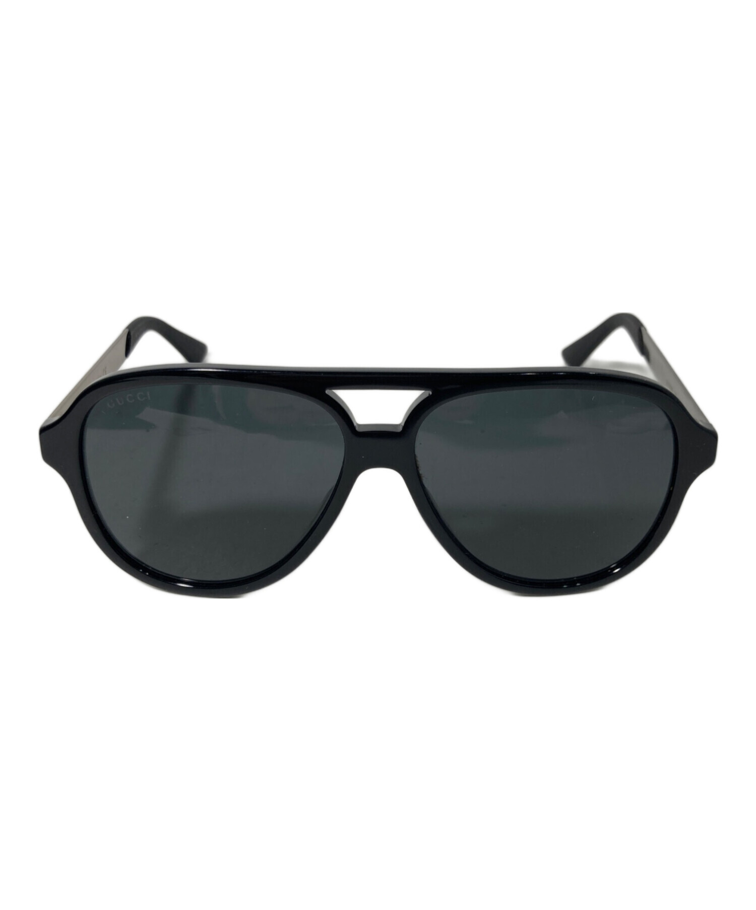 中古・古着通販】GUCCI (グッチ) ダブルブリッジ サングラス ブラック