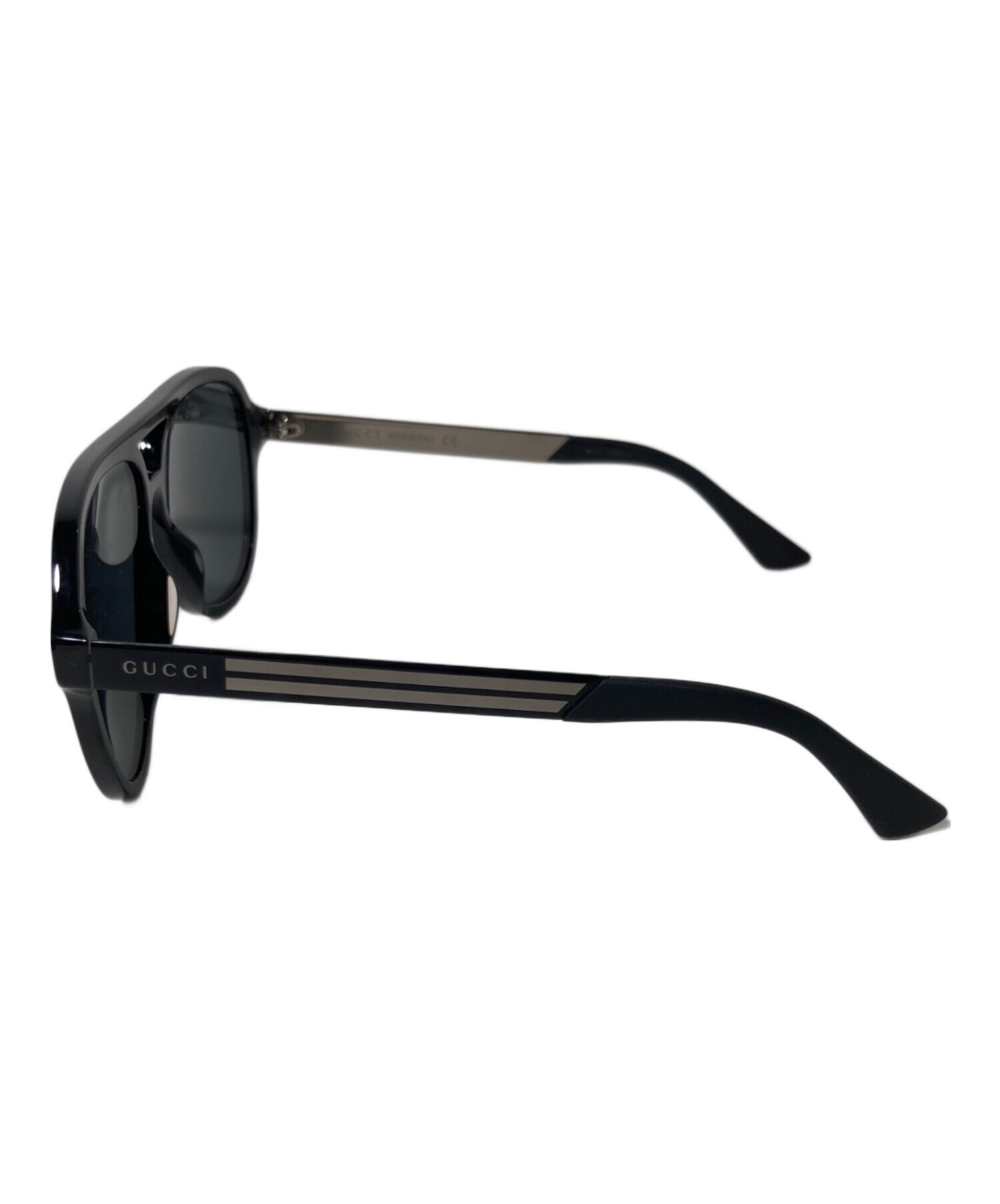 中古・古着通販】GUCCI (グッチ) ダブルブリッジ サングラス ブラック