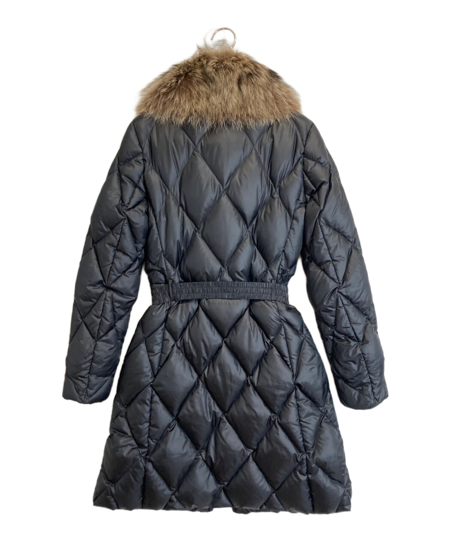 中古・古着通販】COACH (コーチ) ラクーンファー付ベルテッドダウン