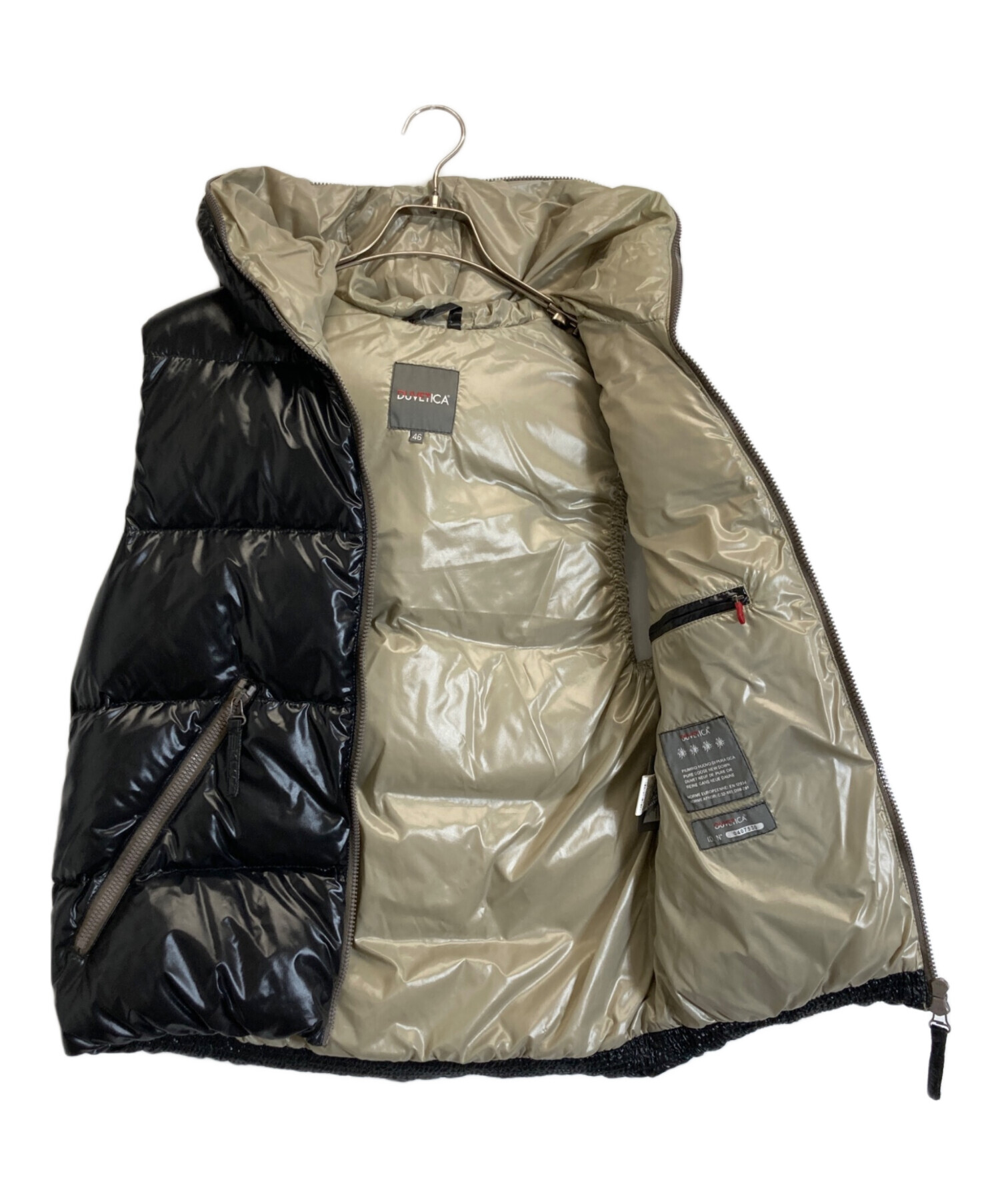 中古・古着通販】DUVETICA (デュベティカ) ダウンベスト ブラック