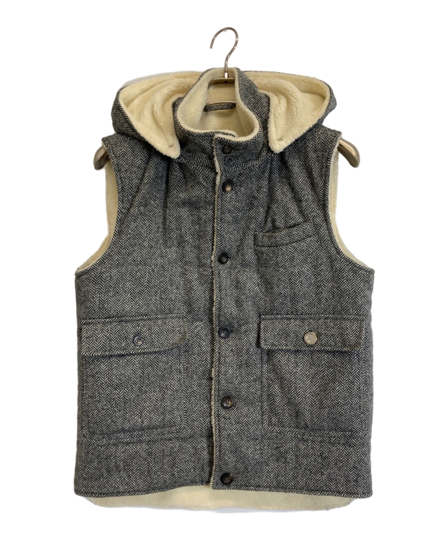 美品　バルスター　valstar　ダウンベスト　グレー 中古・古着通販】Valstar (ヴァルスター) ベスト グレー サイズ:46