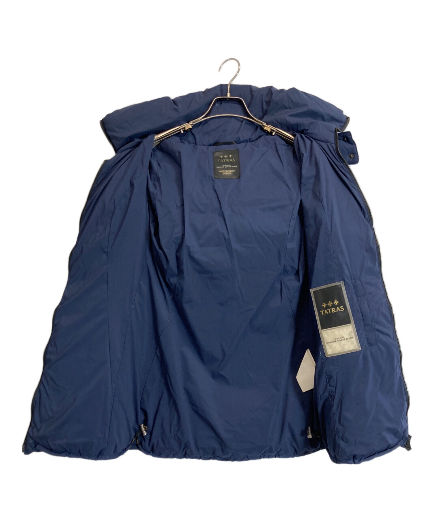 中古・古着通販】TATRAS (タトラス) ダウンコート ネイビー サイズ:01