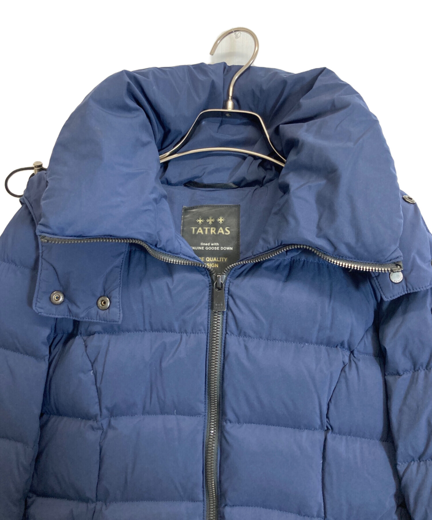 中古・古着通販】TATRAS (タトラス) ダウンコート ネイビー サイズ:01