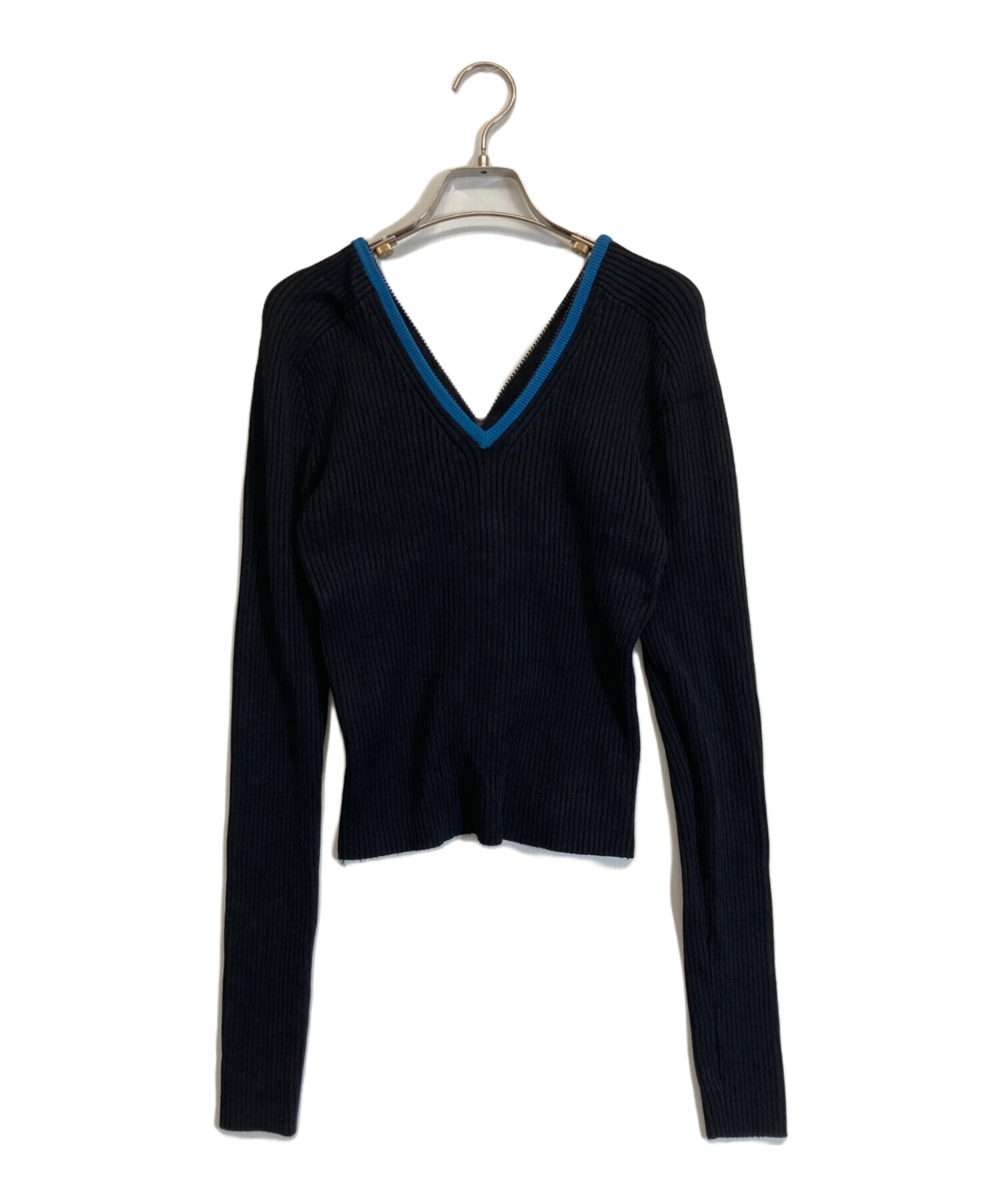 中古・古着通販】DIESEL (ディーゼル) ダブルジップニットカーディガン