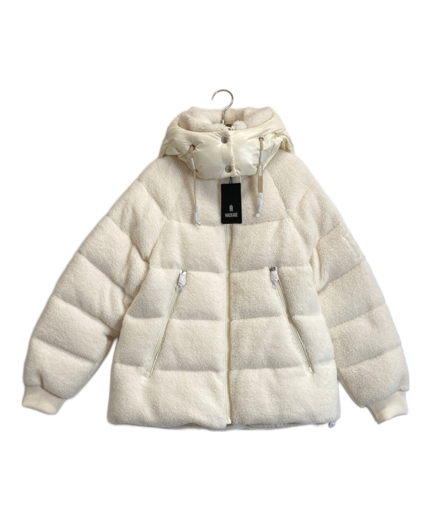 中古・古着通販】MACKAGE (マッカージュ) ボアダウンジャケット 