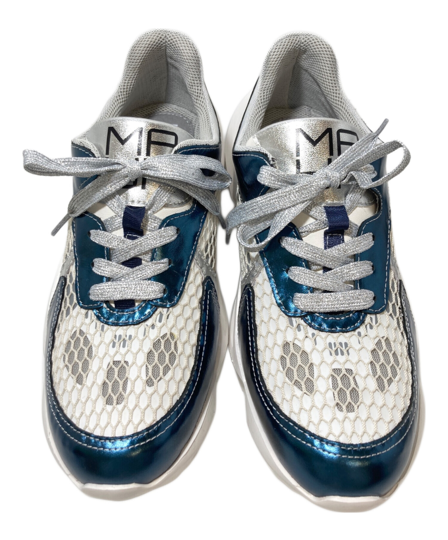 中古・古着通販】MANA (マナ) メタリックスニーカー シルバー サイズ