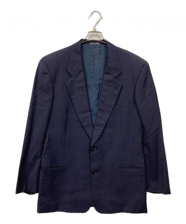 ジョルジオアルマーニ テーラードジャケット M相当 イタリア製 シルク混 麻 中古・古着通販】GIORGIO ARMANI (ジョルジオアルマーニ) テーラード